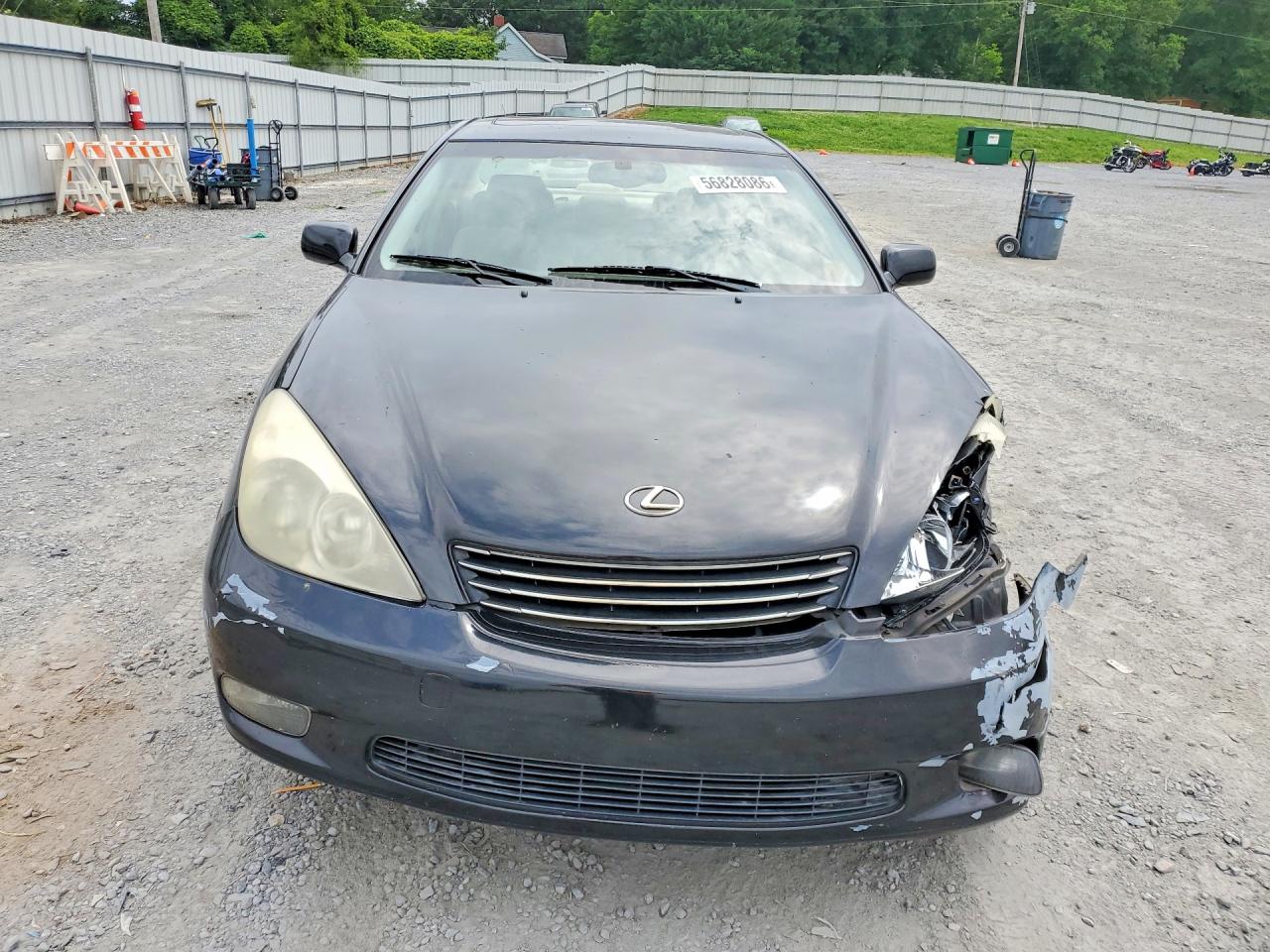 2004 Lexus Es 330 Black vin: JTHBA30G345037622