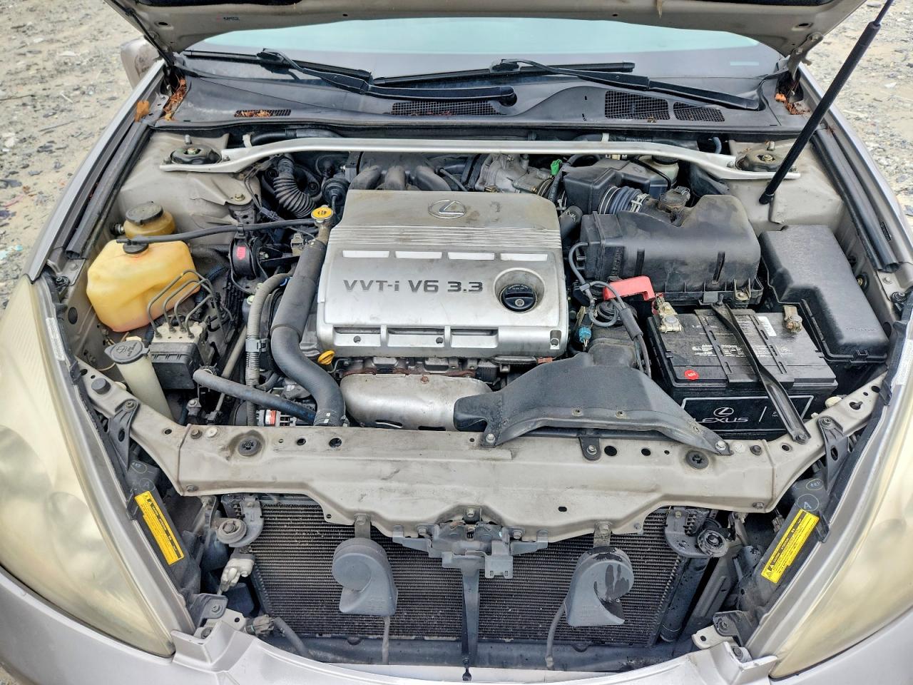 2004 Lexus Es 330 Gray vin: JTHBA30G345044909