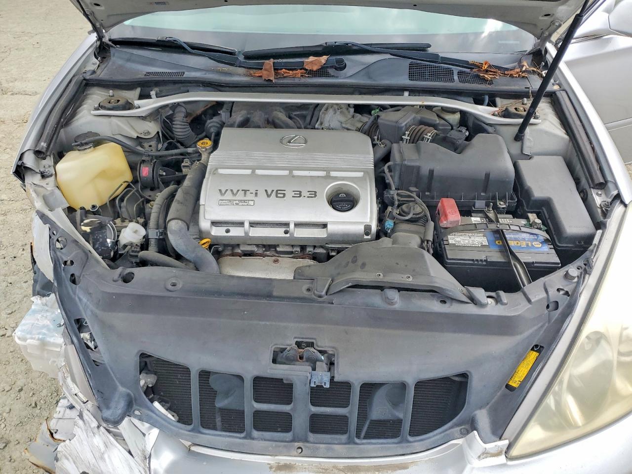 2005 Lexus Es 330 Серебряный vin: JTHBA30G355066393