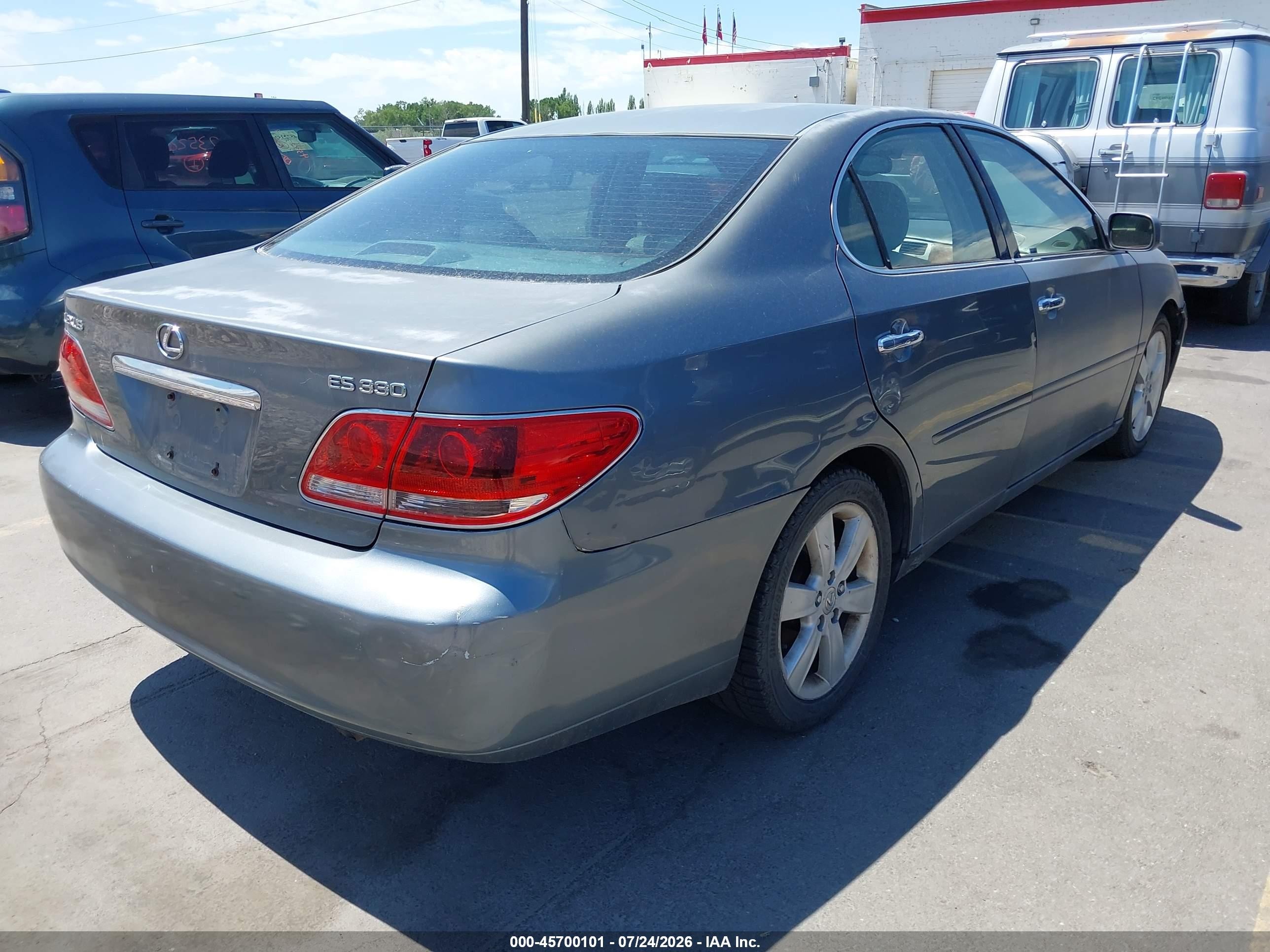 2005 Lexus Es 330   Gray vin: JTHBA30G355067267