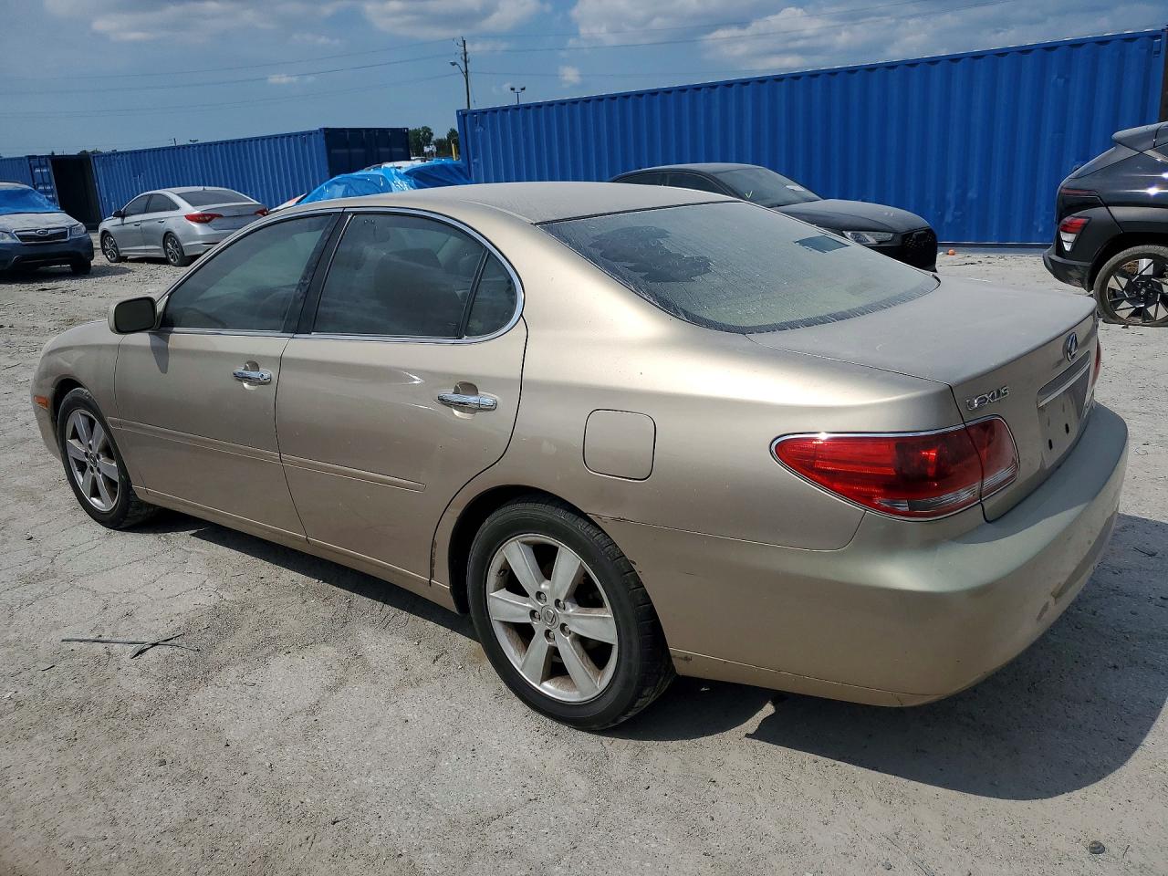 2005 Lexus Es 330 Золотой vin: JTHBA30G355082321
