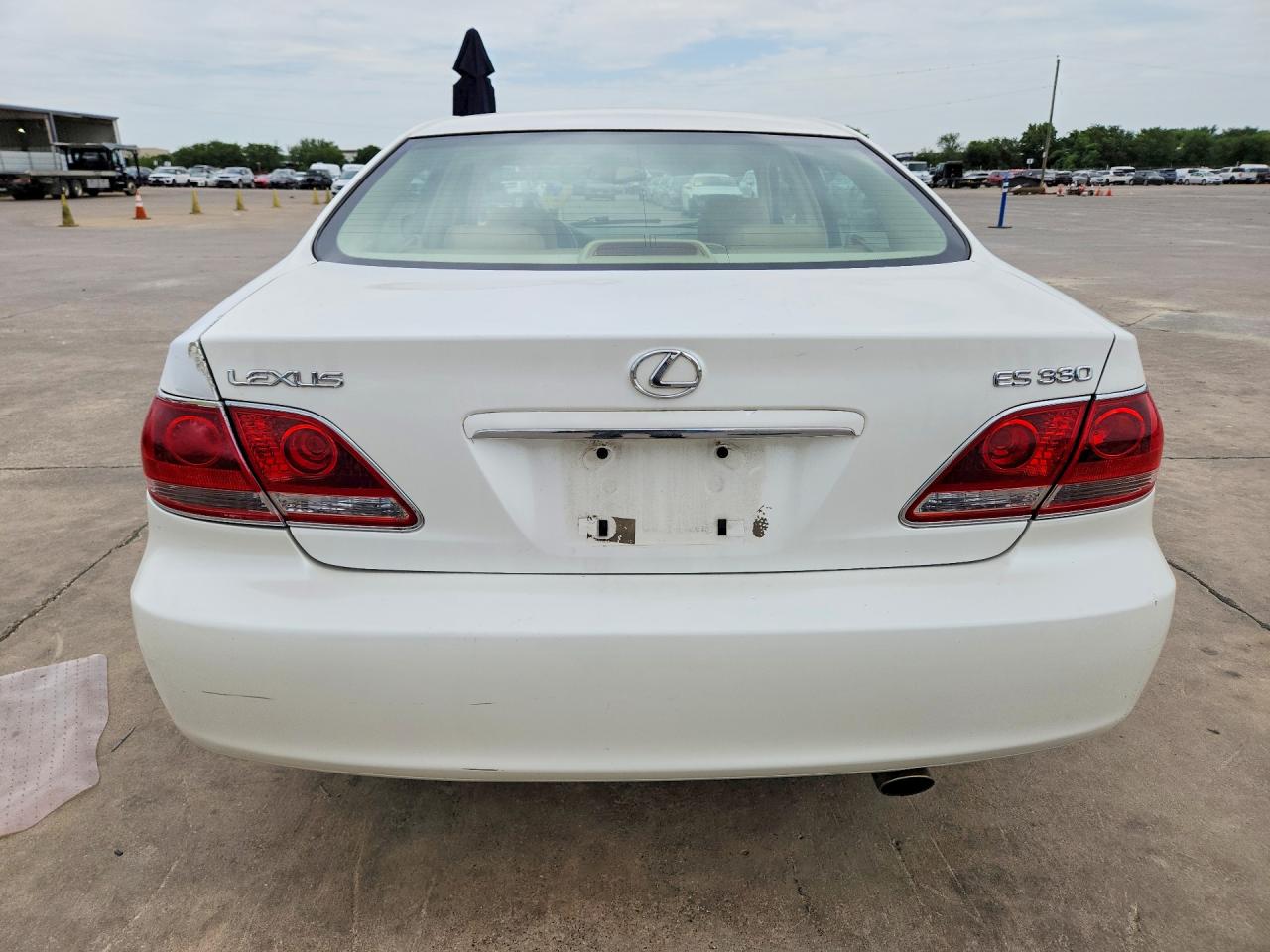 2005 Lexus Es 330 Белый vin: JTHBA30G355102390