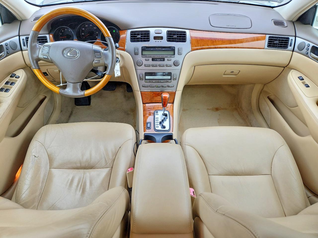 2005 Lexus Es 330 Белый vin: JTHBA30G355102390