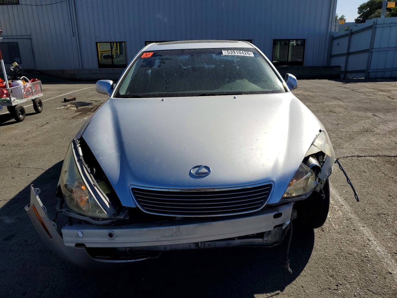 2005 Lexus Es 330 Charcoal vin: JTHBA30G355110747