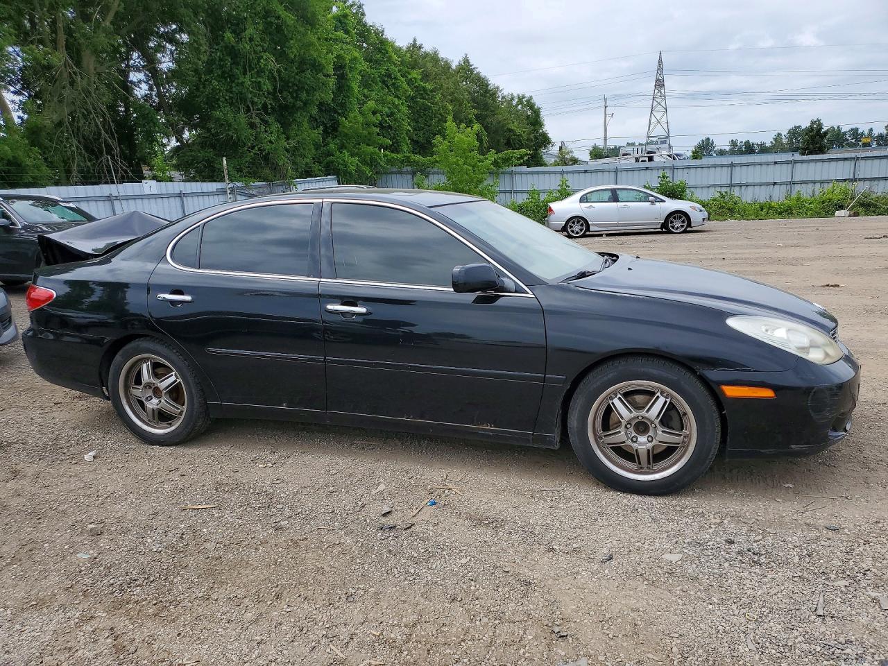 2005 Lexus Es 330 Black vin: JTHBA30G355115155