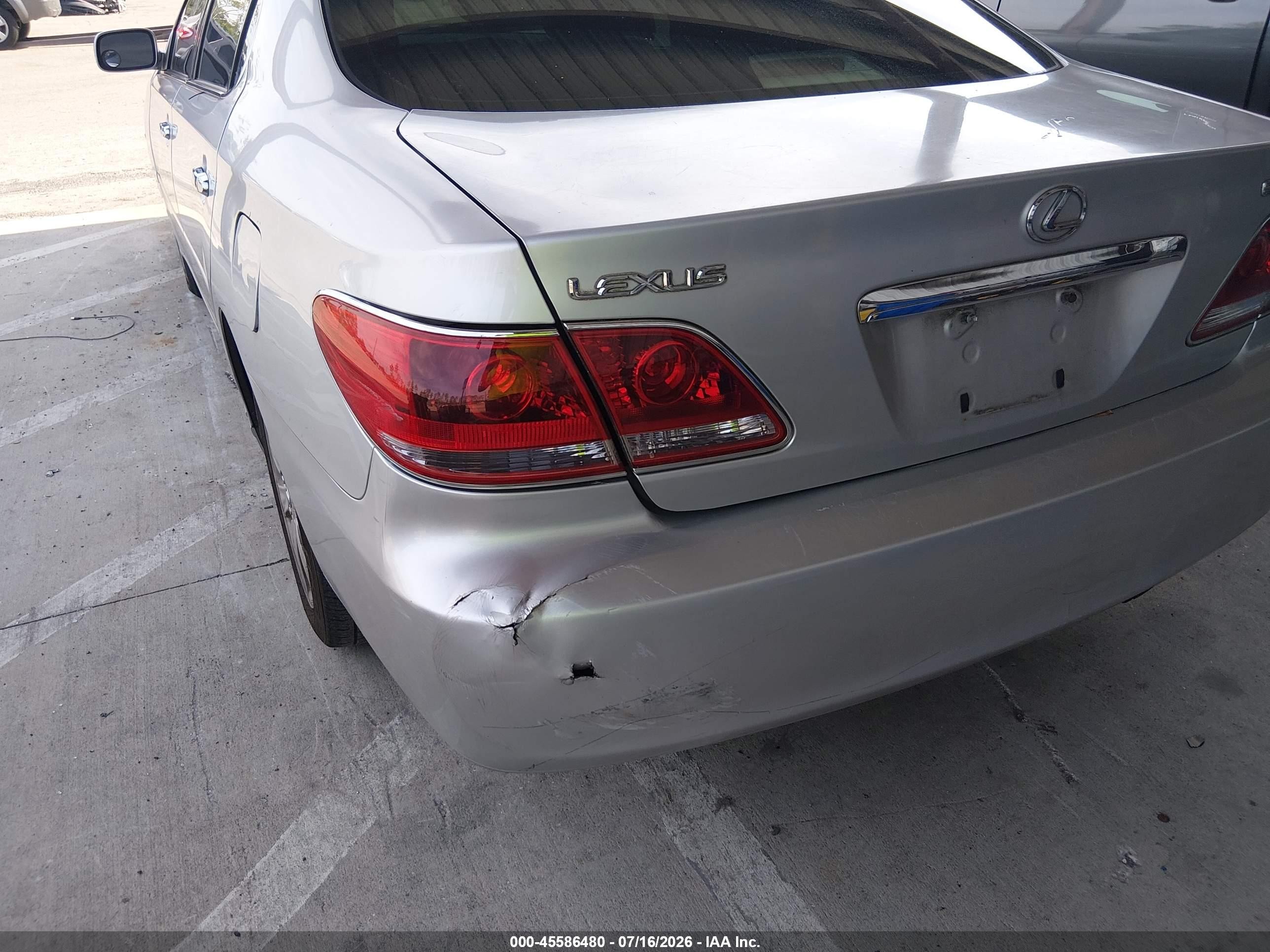 2005 Lexus Es 330   Silver vin: JTHBA30G355124941