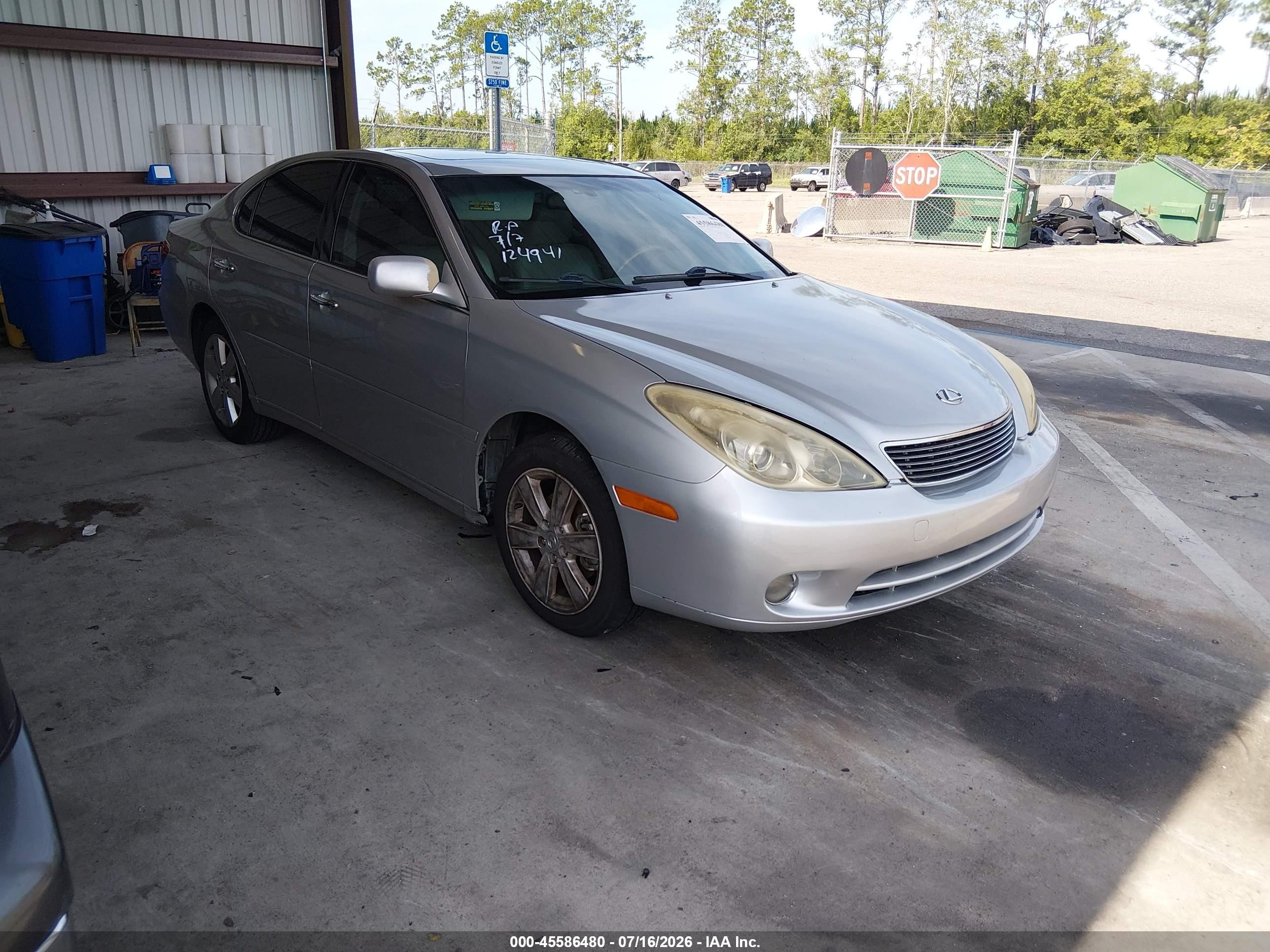 2005 Lexus Es 330   Silver vin: JTHBA30G355124941