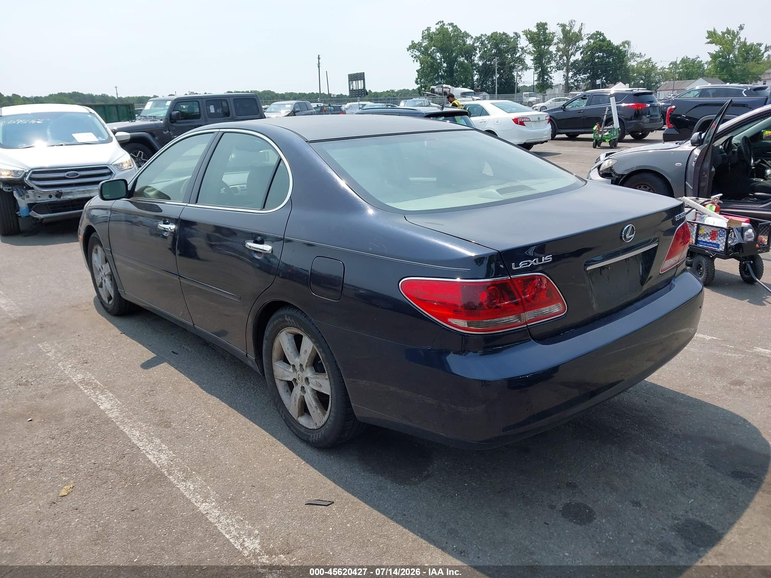 2005 Lexus Es 330   Black vin: JTHBA30G355141142