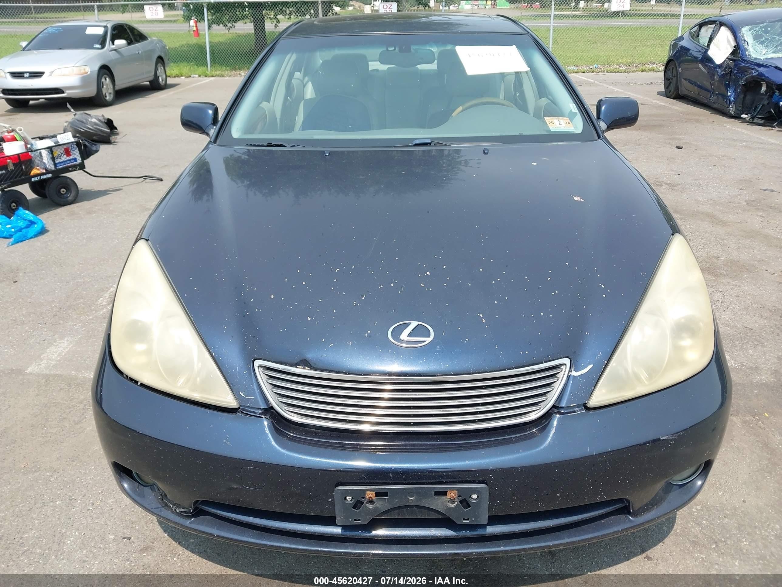 2005 Lexus Es 330   Black vin: JTHBA30G355141142