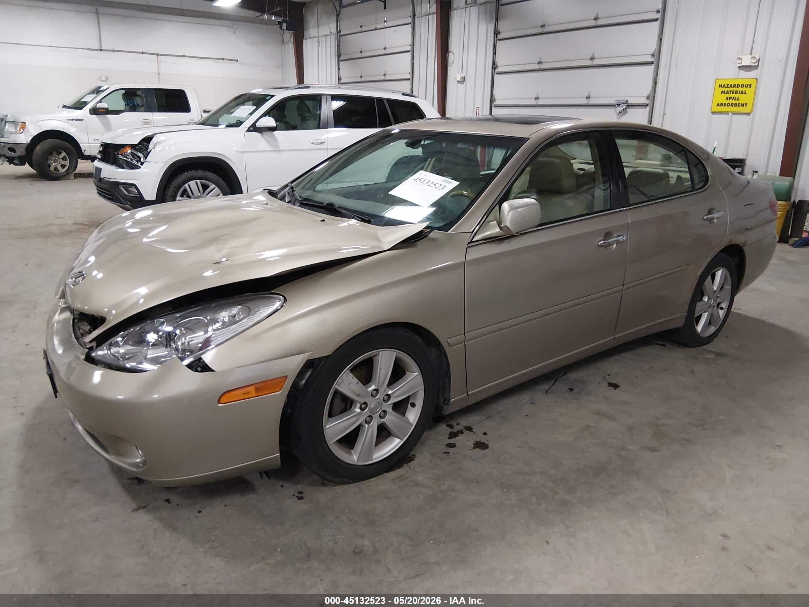 2005 Lexus Es 330 Gold vin: JTHBA30G355141268