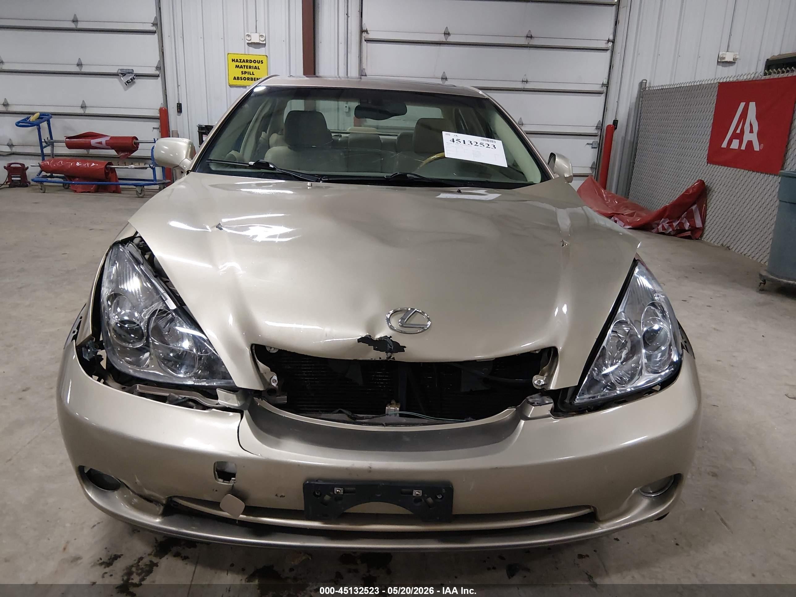 2005 Lexus Es 330 Gold vin: JTHBA30G355141268