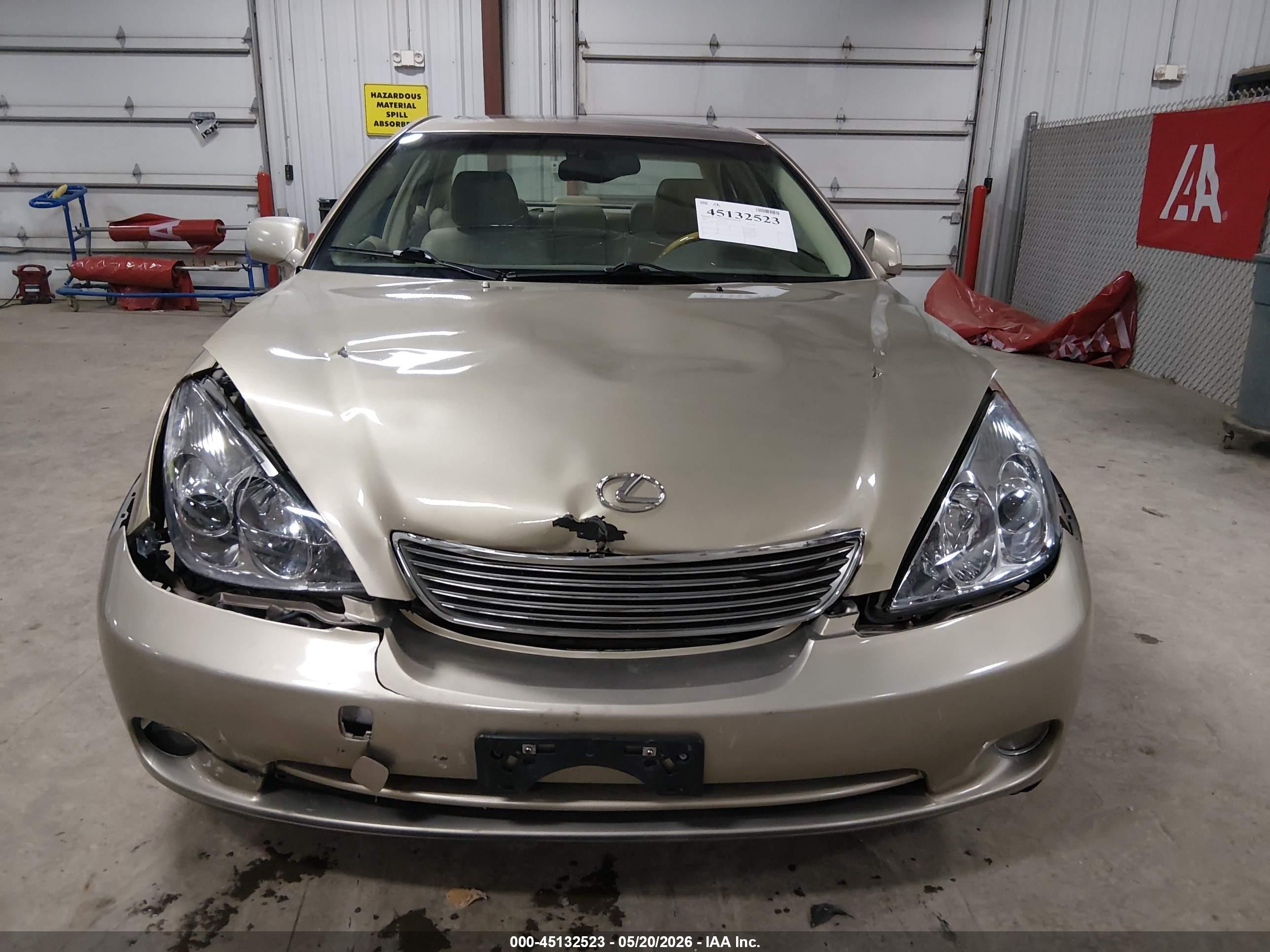 2005 Lexus Es 330 Gold vin: JTHBA30G355141268