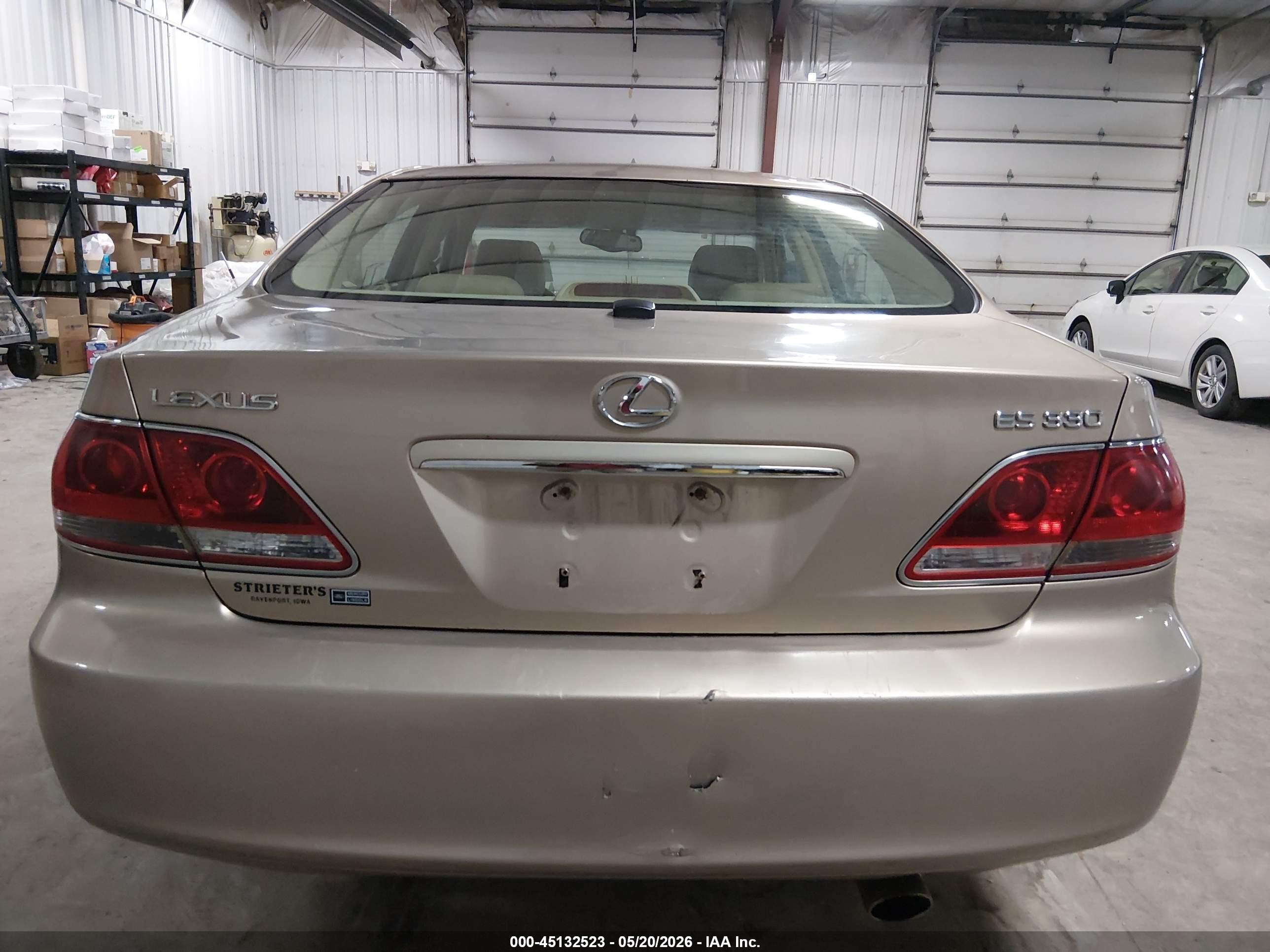 2005 Lexus Es 330 Gold vin: JTHBA30G355141268