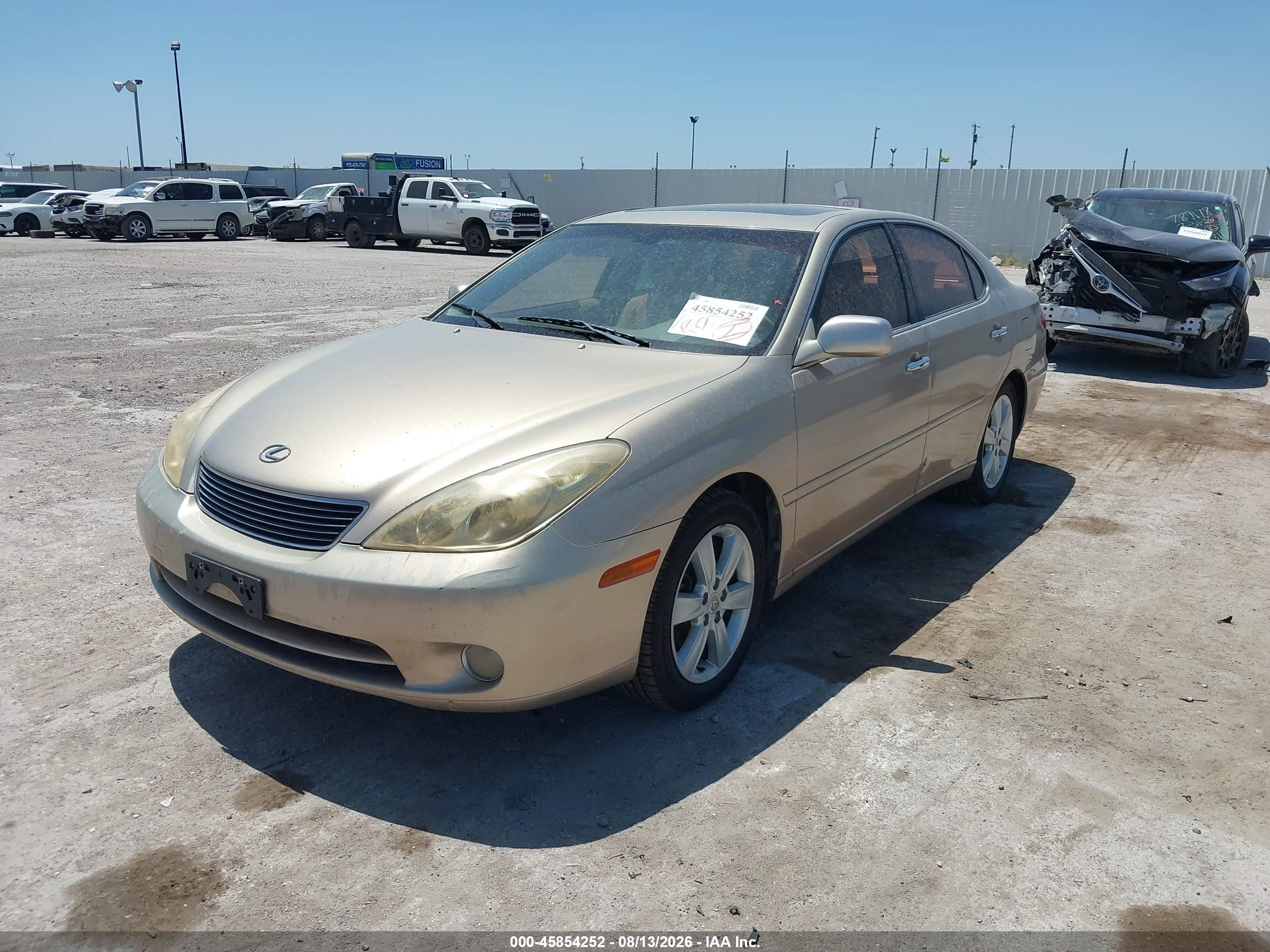 2006 Lexus Es 330 Золотой vin: JTHBA30G365162817