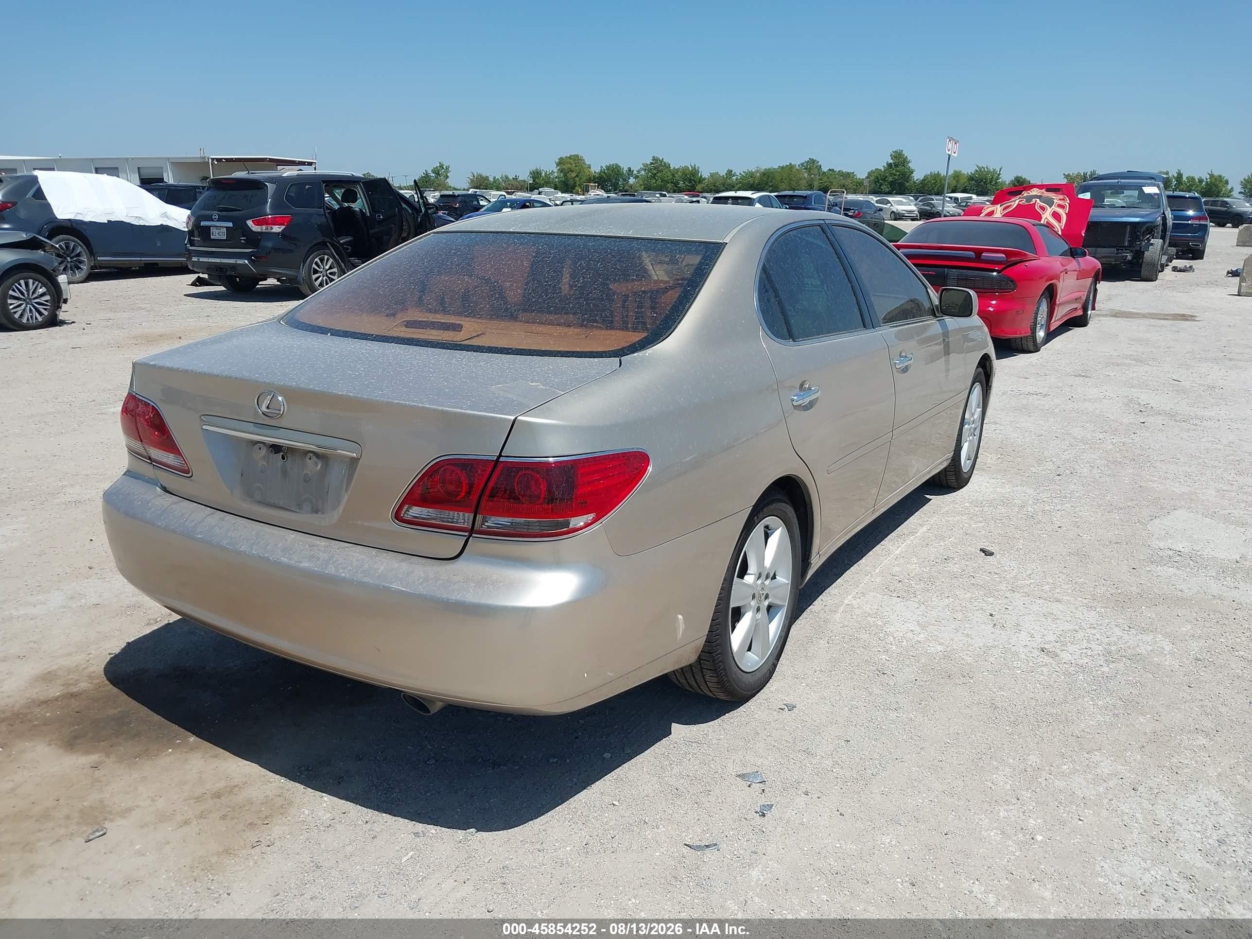 2006 Lexus Es 330 Золотой vin: JTHBA30G365162817