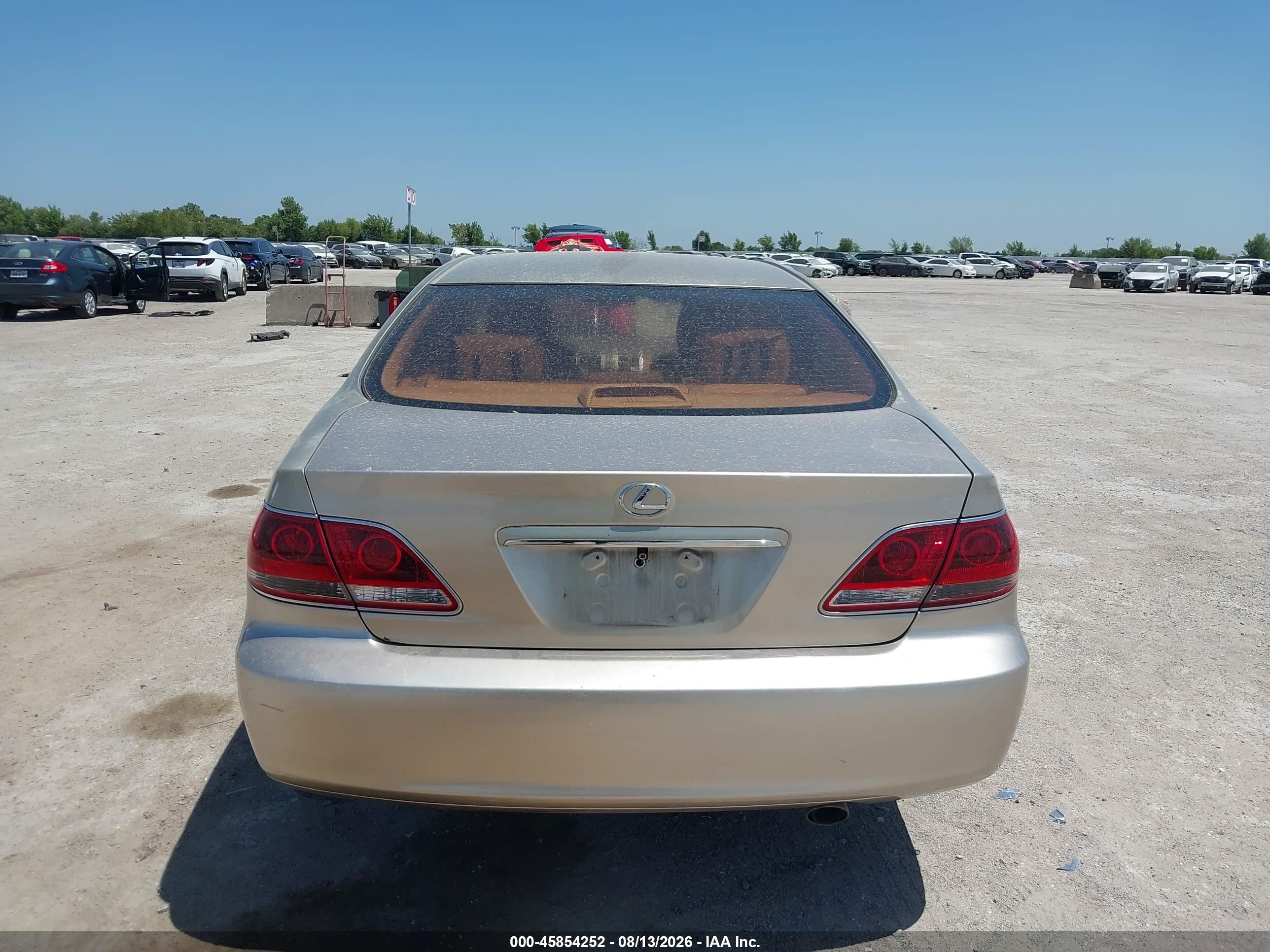 2006 Lexus Es 330 Золотой vin: JTHBA30G365162817