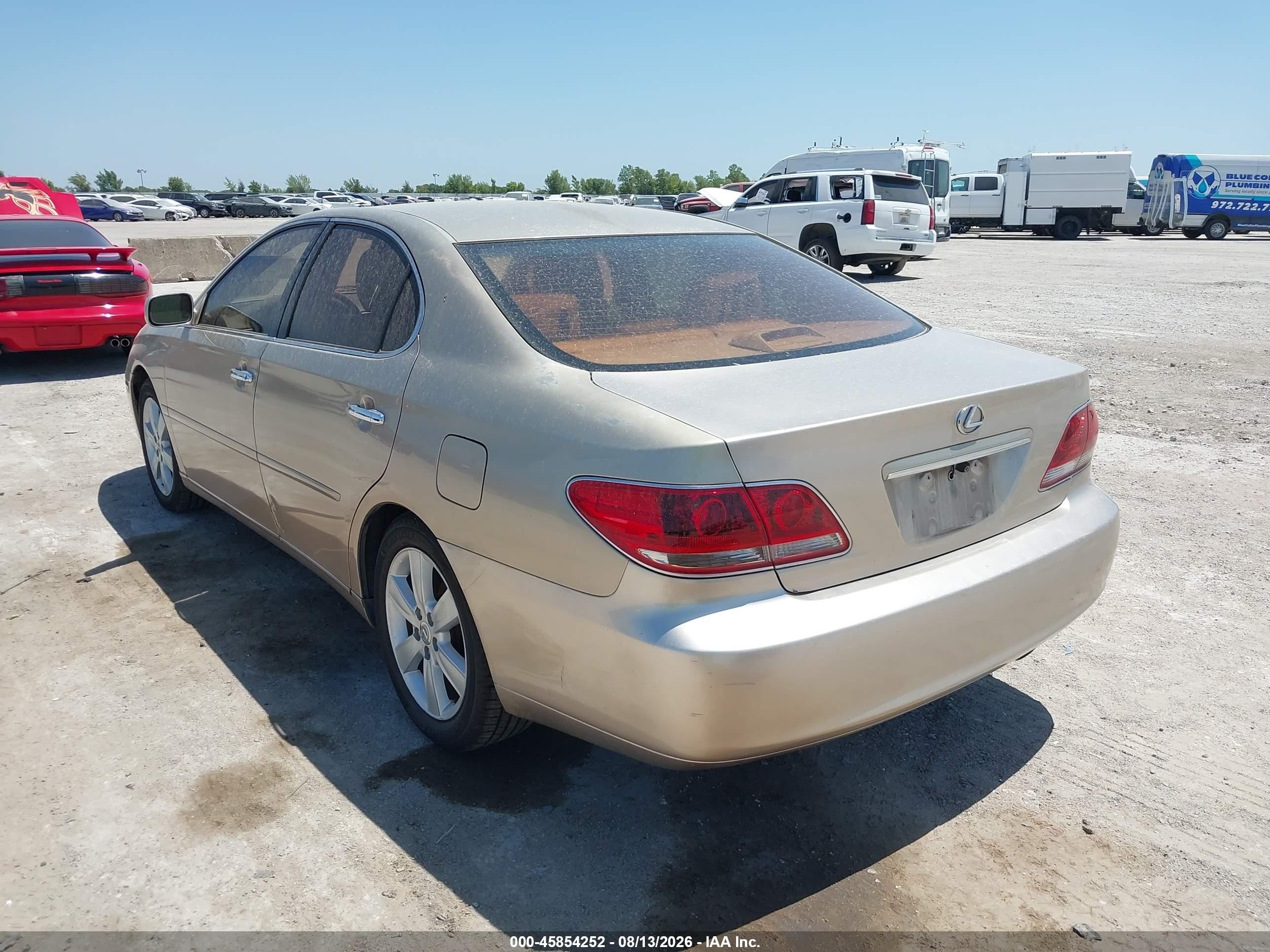 2006 Lexus Es 330 Золотой vin: JTHBA30G365162817