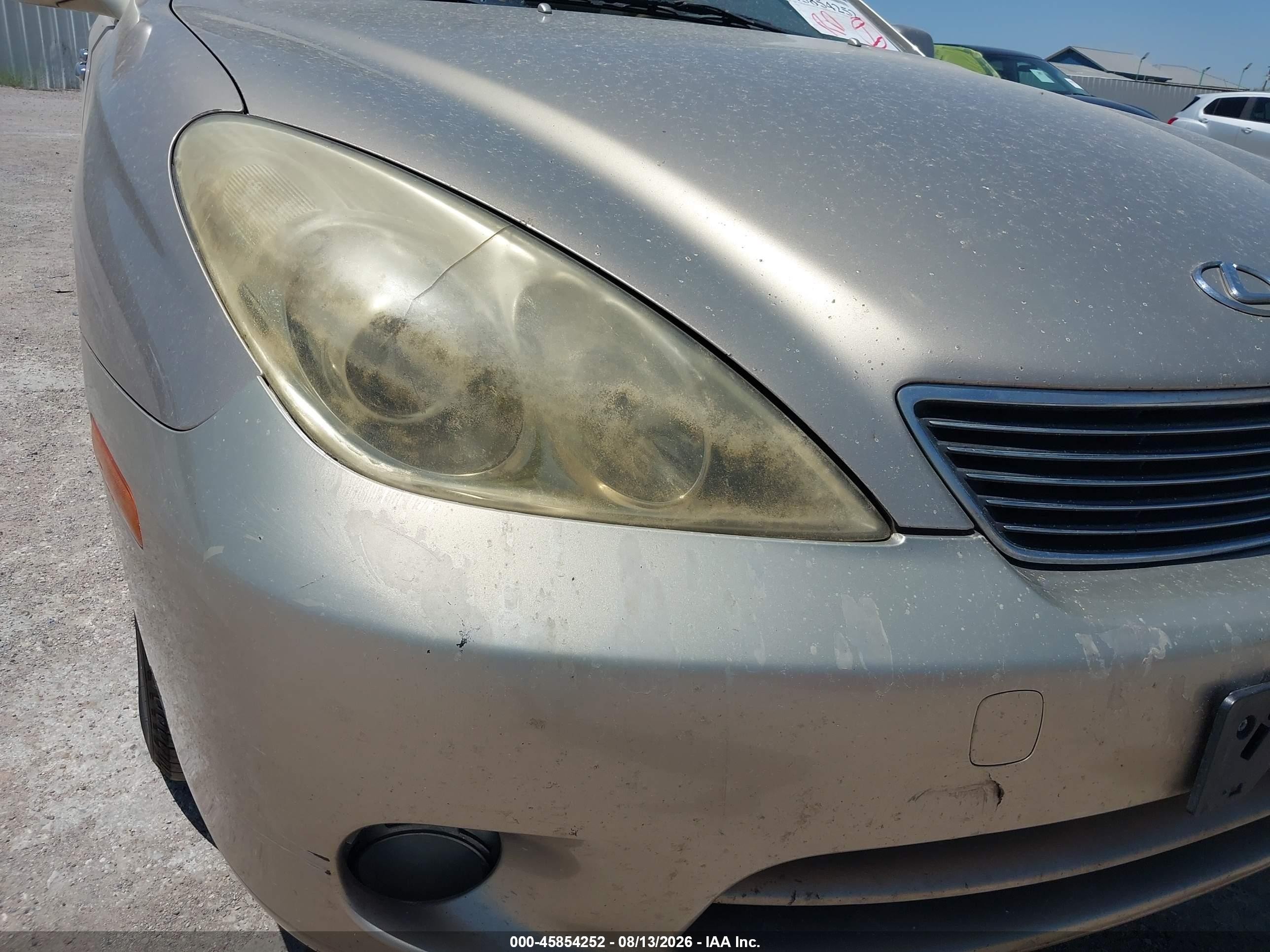 2006 Lexus Es 330 Золотой vin: JTHBA30G365162817