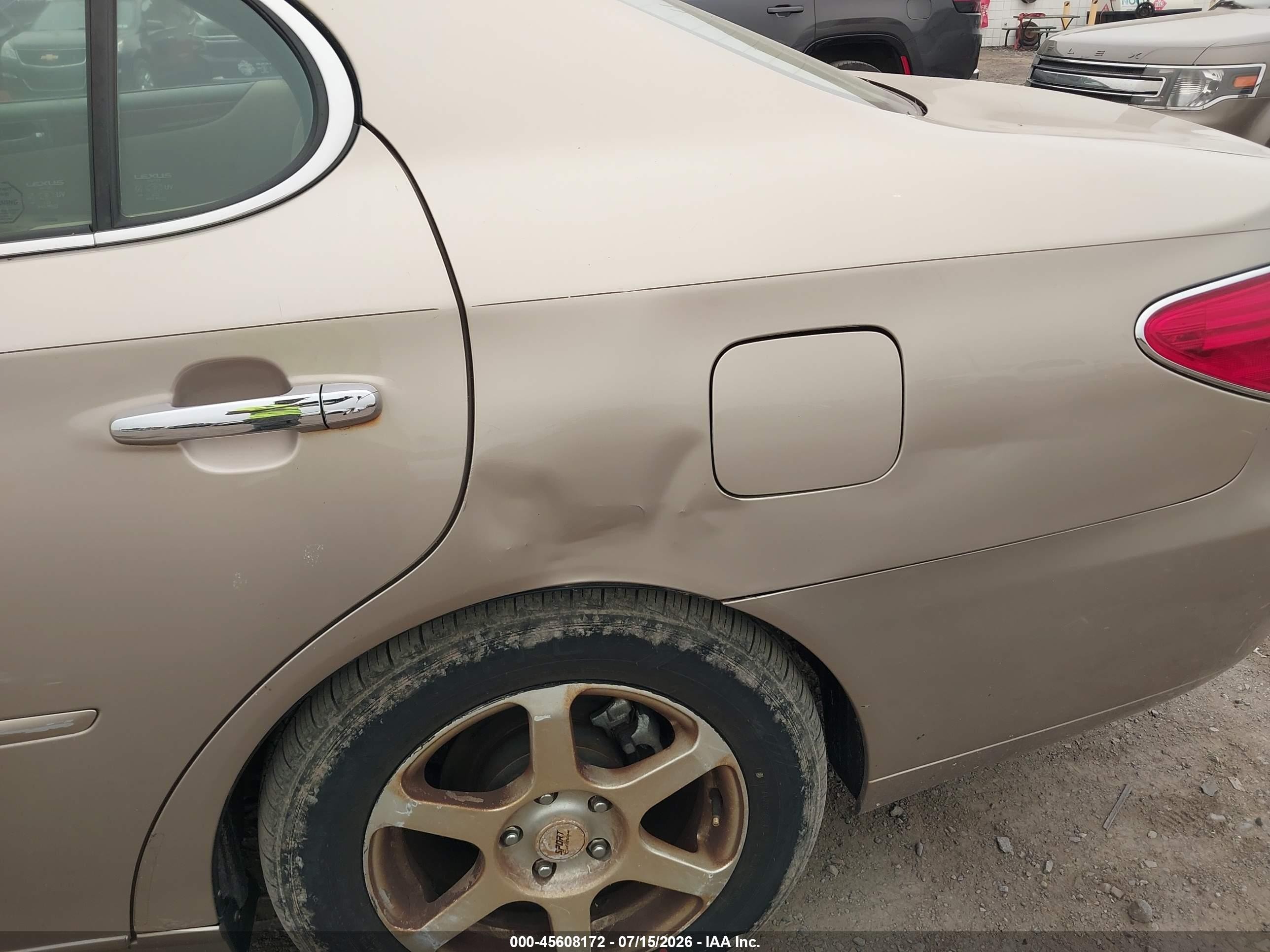 2006 Lexus Es 330   Gold vin: JTHBA30G365166270