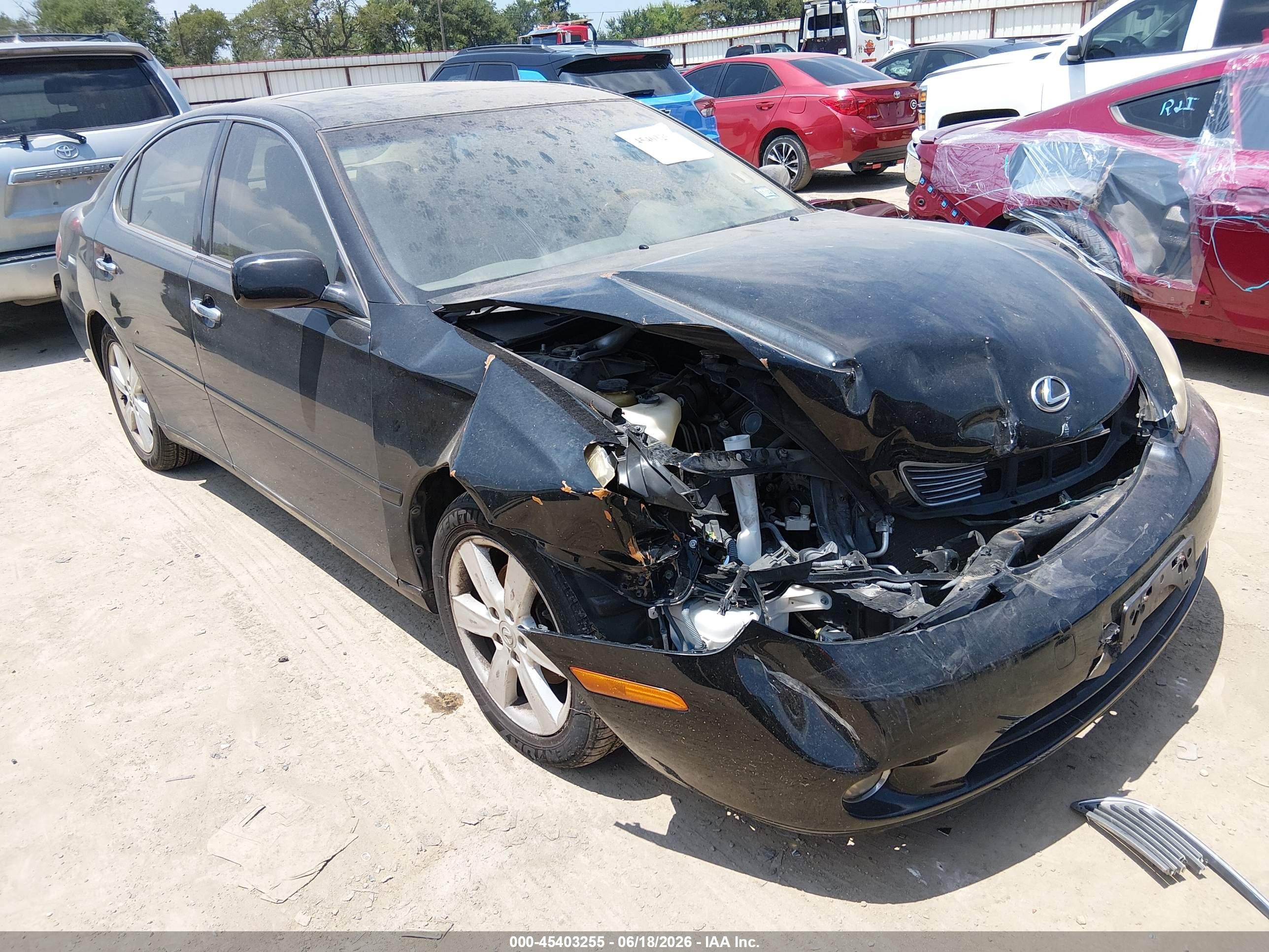2006 Lexus Es 330 Black vin: JTHBA30G365167905