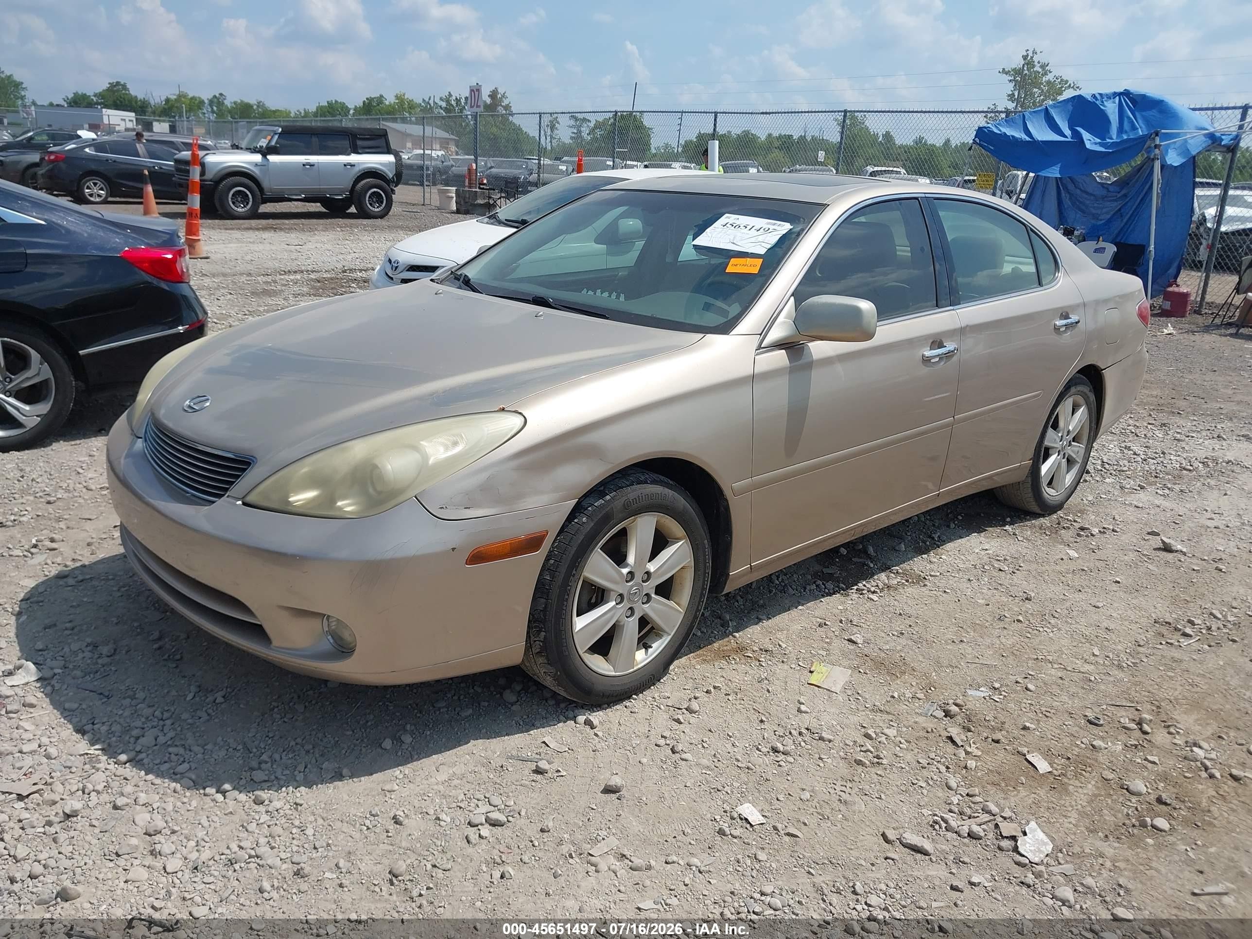 2006 Lexus Es 330   Tan vin: JTHBA30G365168536
