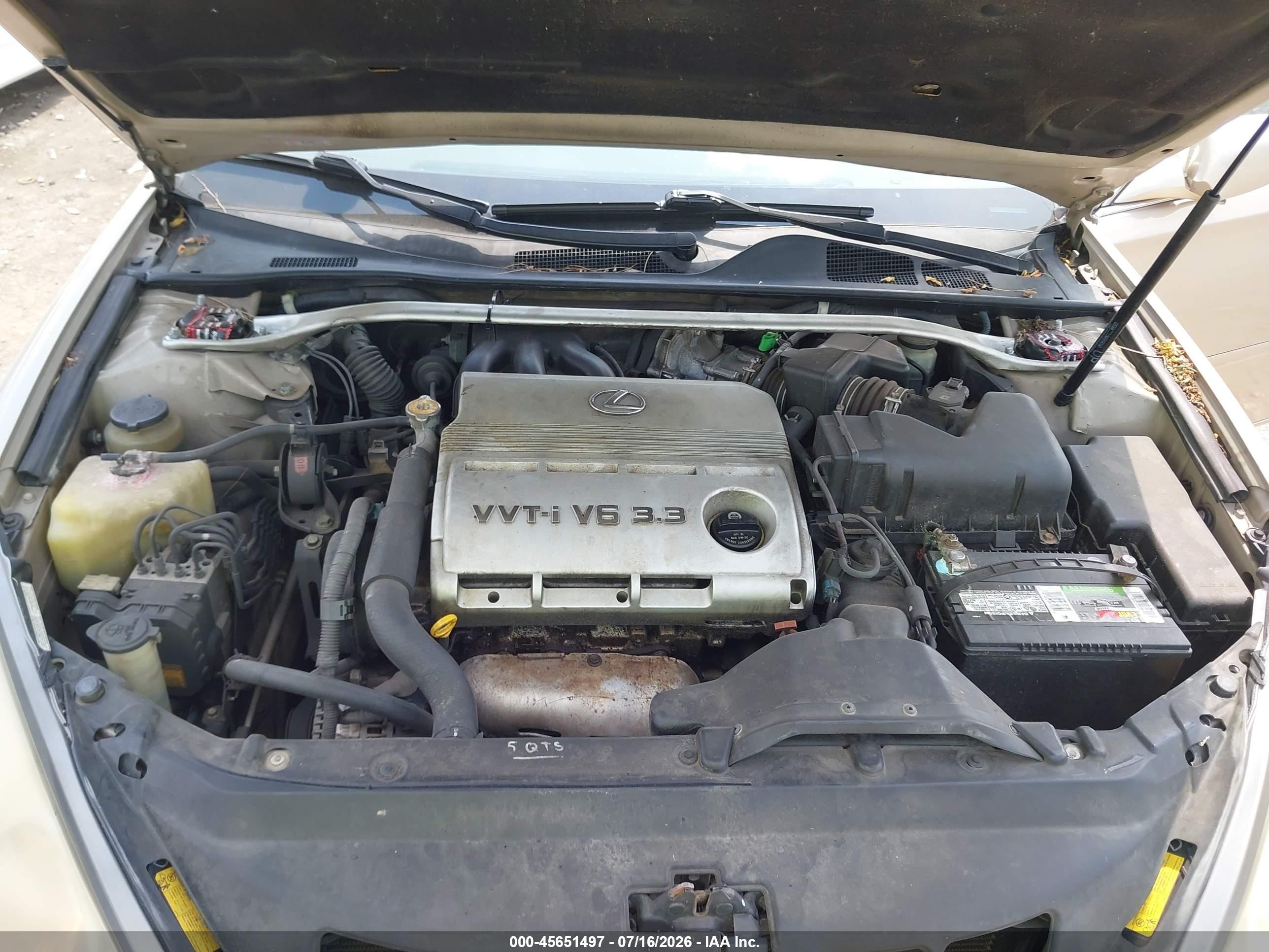 2006 Lexus Es 330   Tan vin: JTHBA30G365168536