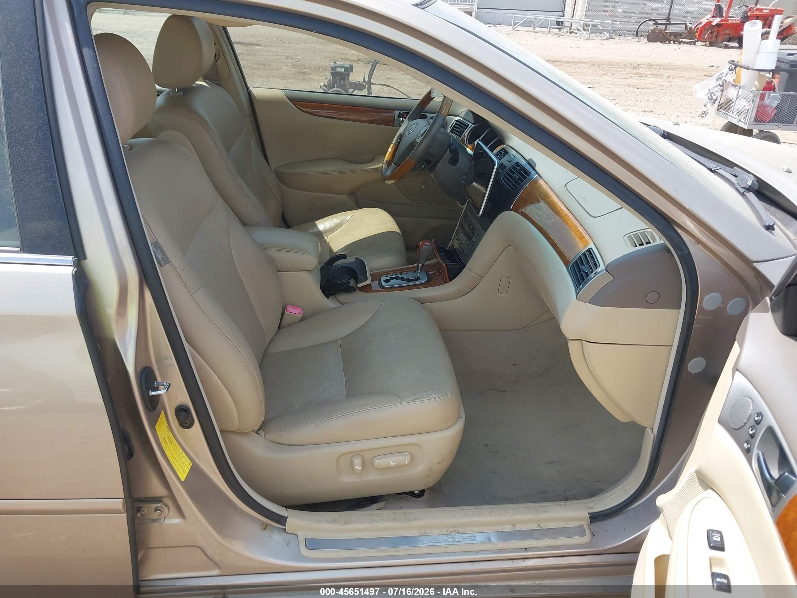 2006 Lexus Es 330   Tan vin: JTHBA30G365168536