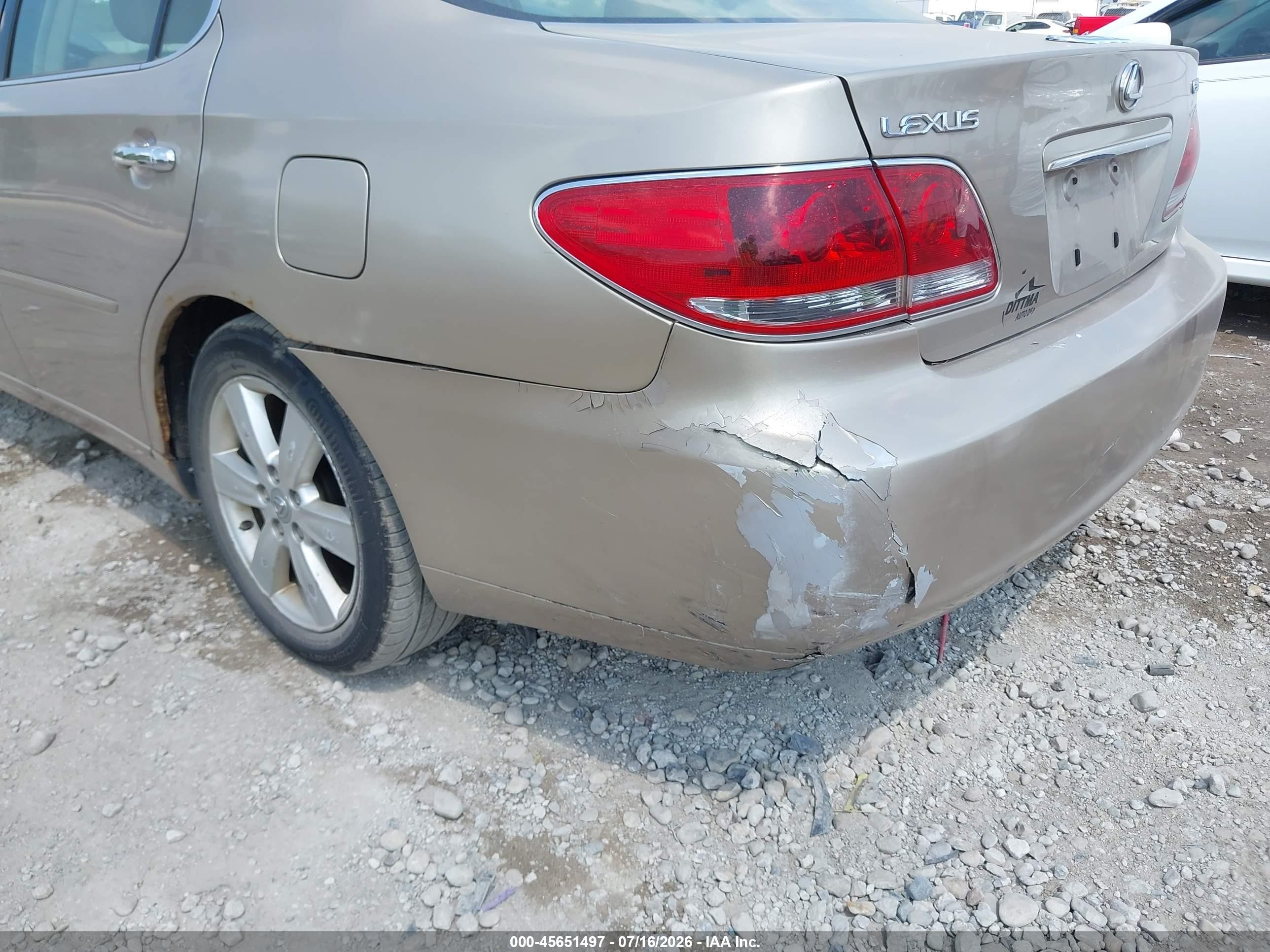 2006 Lexus Es 330   Tan vin: JTHBA30G365168536