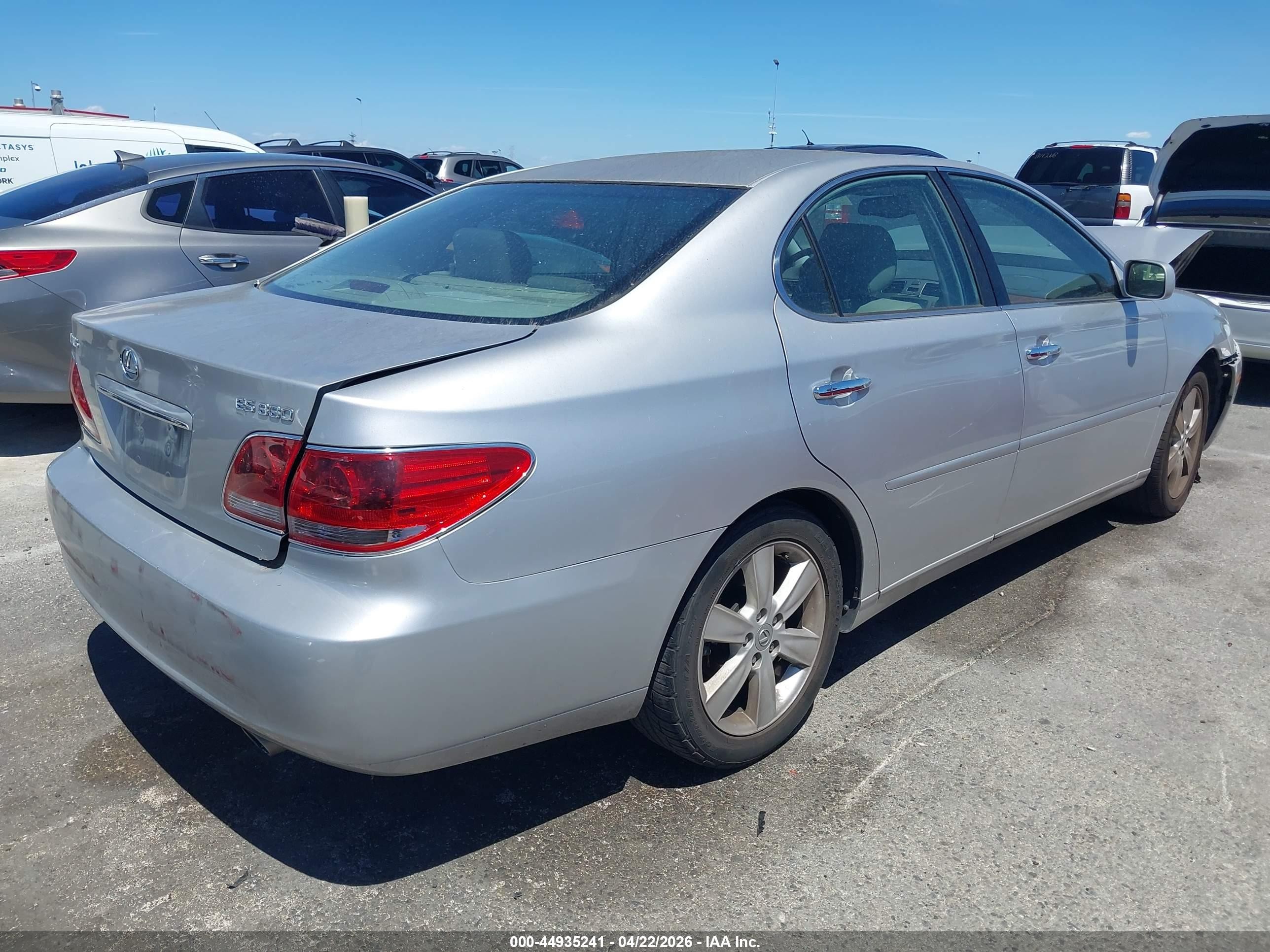 2006 Lexus Es 330   Silver vin: JTHBA30G365176006
