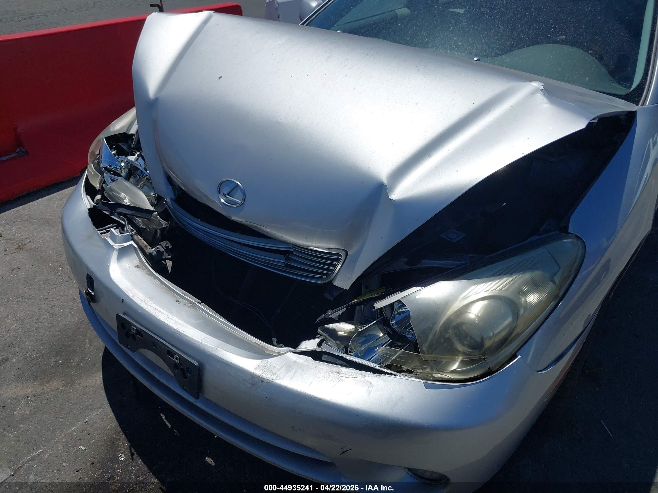 2006 Lexus Es 330   Silver vin: JTHBA30G365176006
