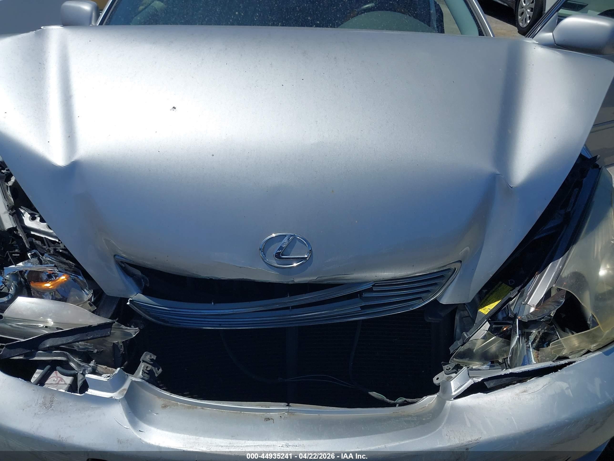 2006 Lexus Es 330   Silver vin: JTHBA30G365176006