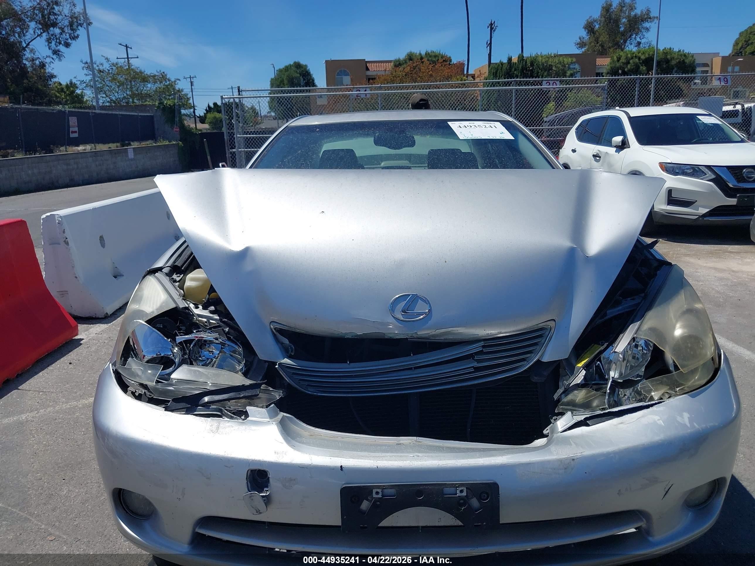 2006 Lexus Es 330   Silver vin: JTHBA30G365176006