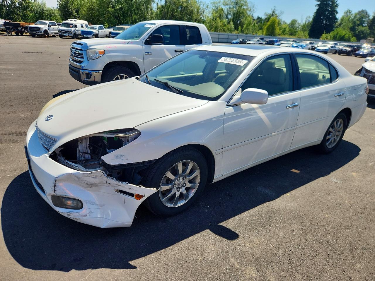 2004 Lexus Es 330 White vin: JTHBA30G445017184