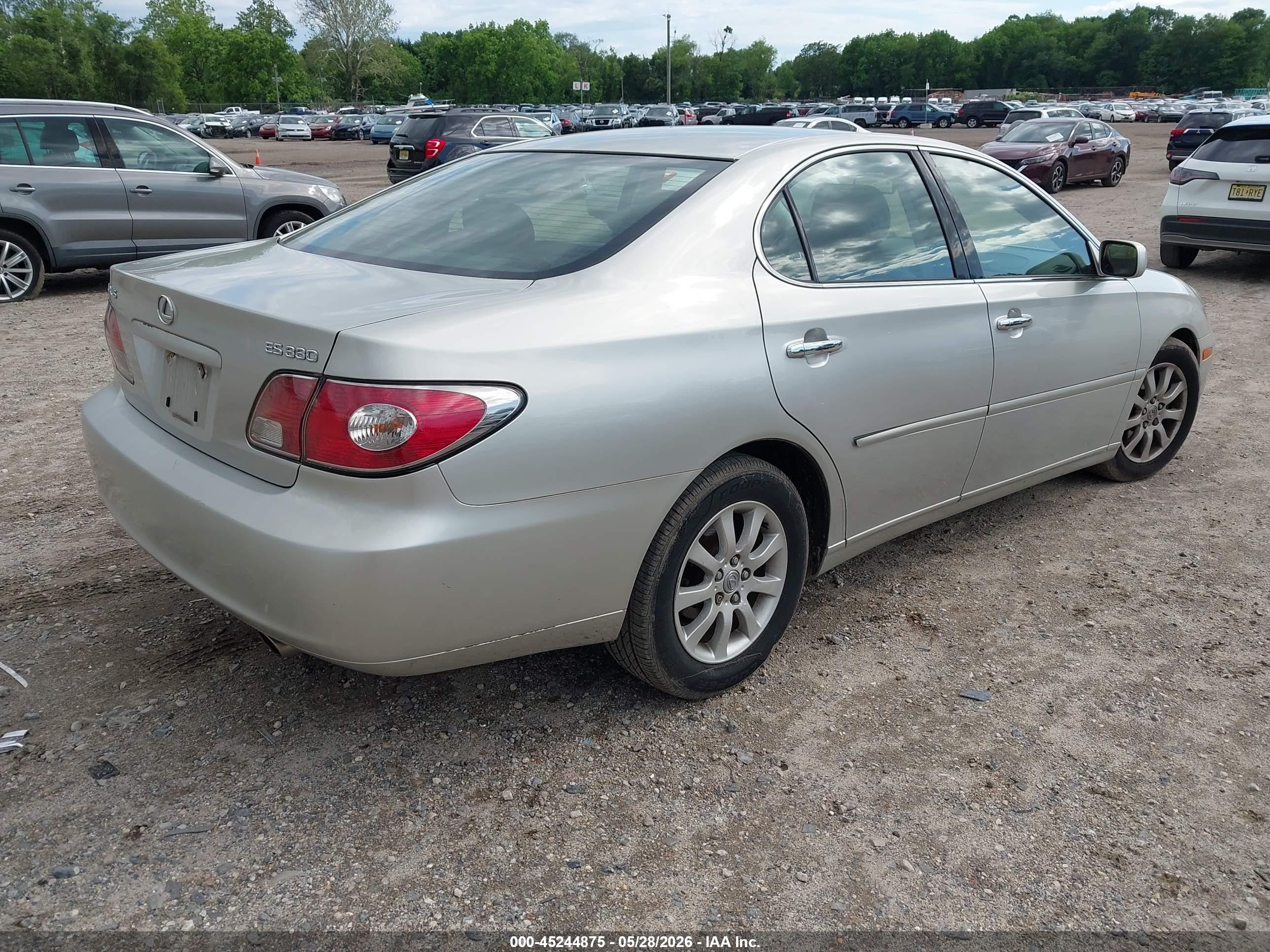 2004 Lexus Es 330   Серебряный vin: JTHBA30G445025558