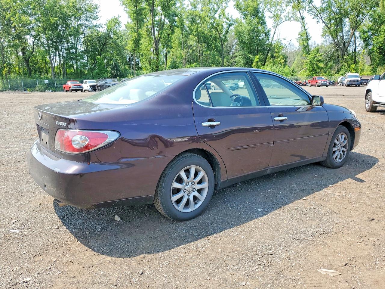 2004 Lexus Es 330 Maroon vin: JTHBA30G445035779