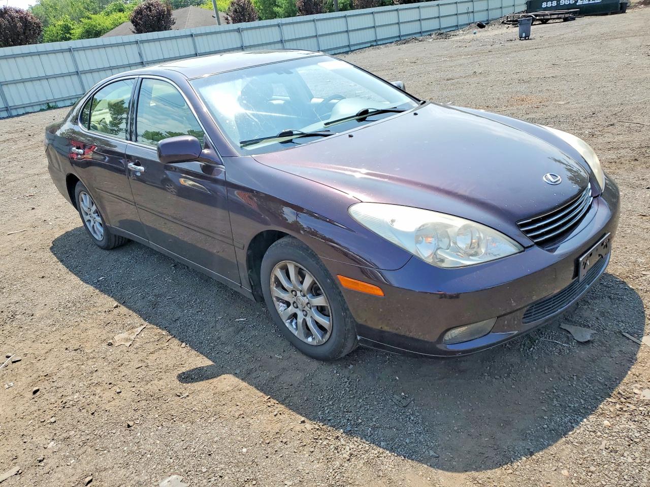 2004 Lexus Es 330 Maroon vin: JTHBA30G445035779