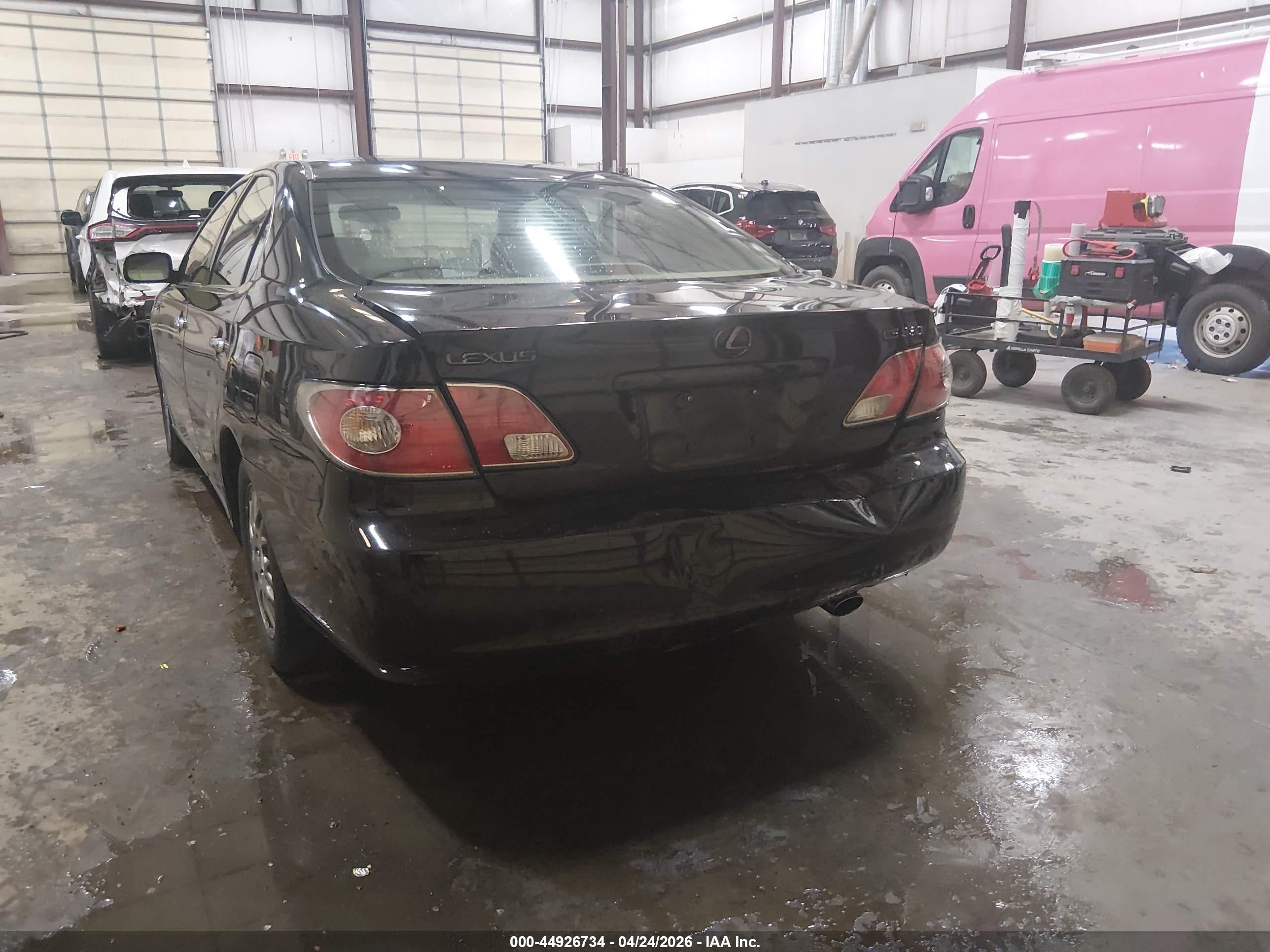 2004 Lexus Es 330 Black vin: JTHBA30G445041999