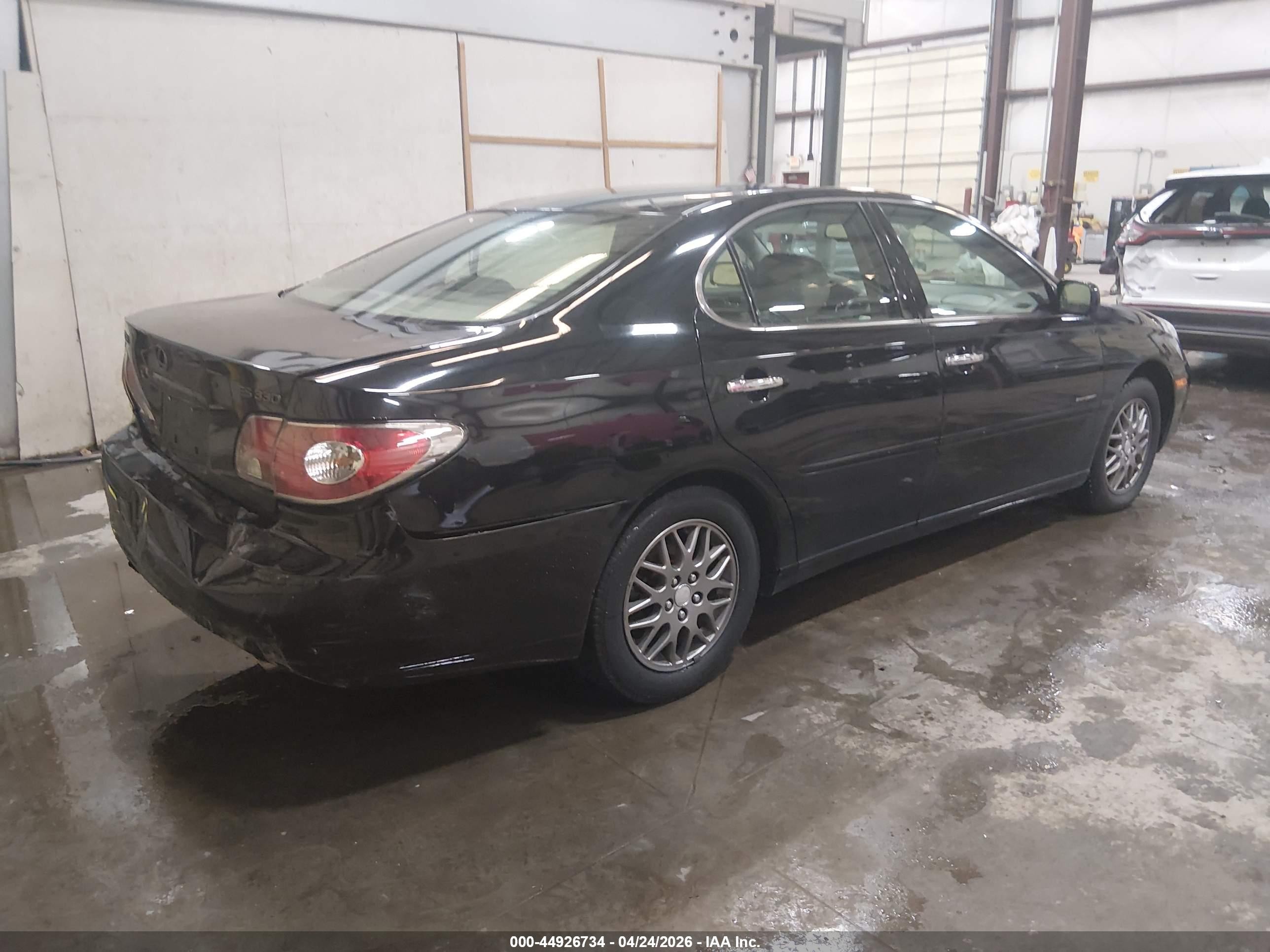 2004 Lexus Es 330 Black vin: JTHBA30G445041999