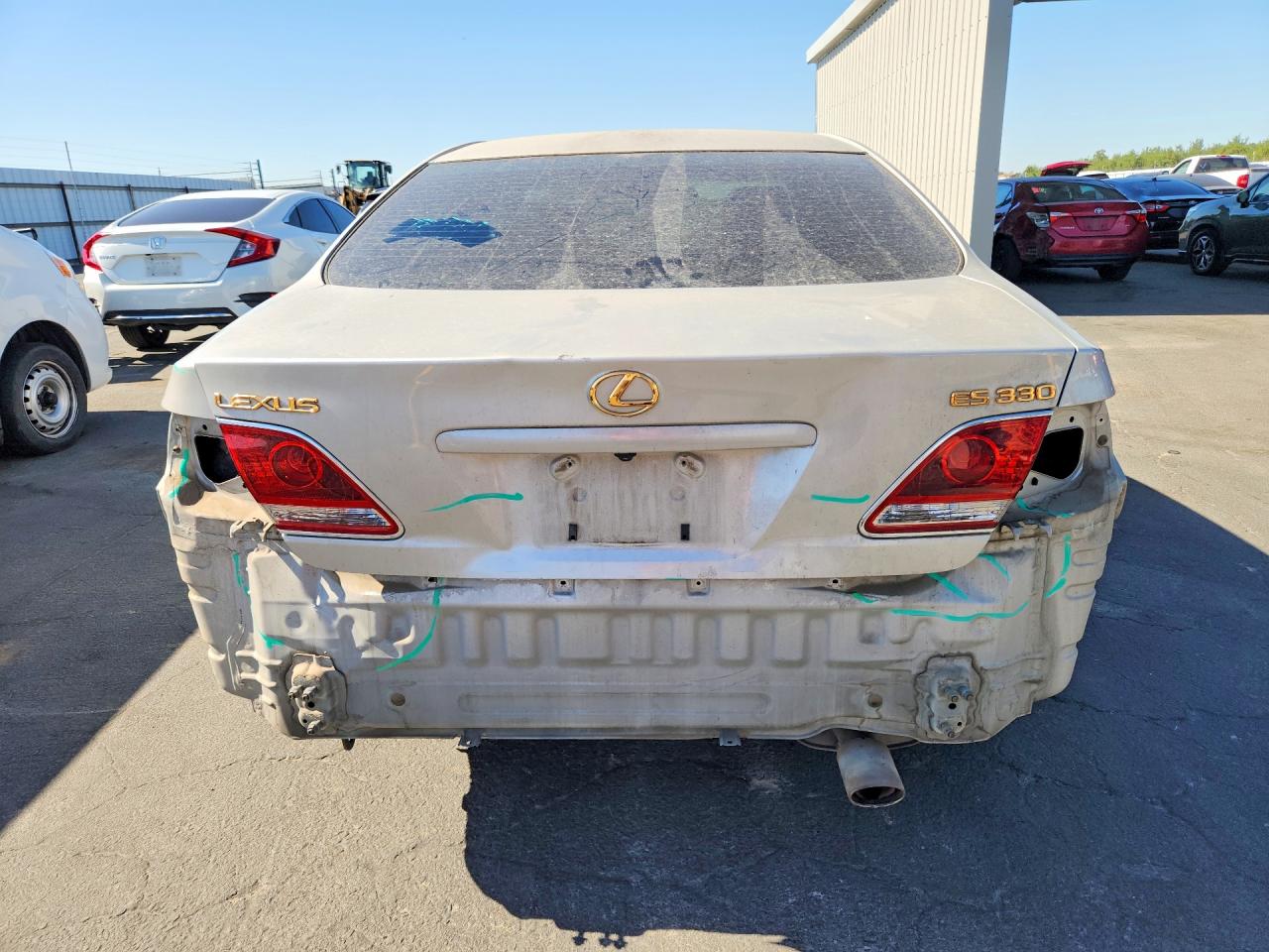 2004 Lexus Es 330 Silver vin: JTHBA30G445045177