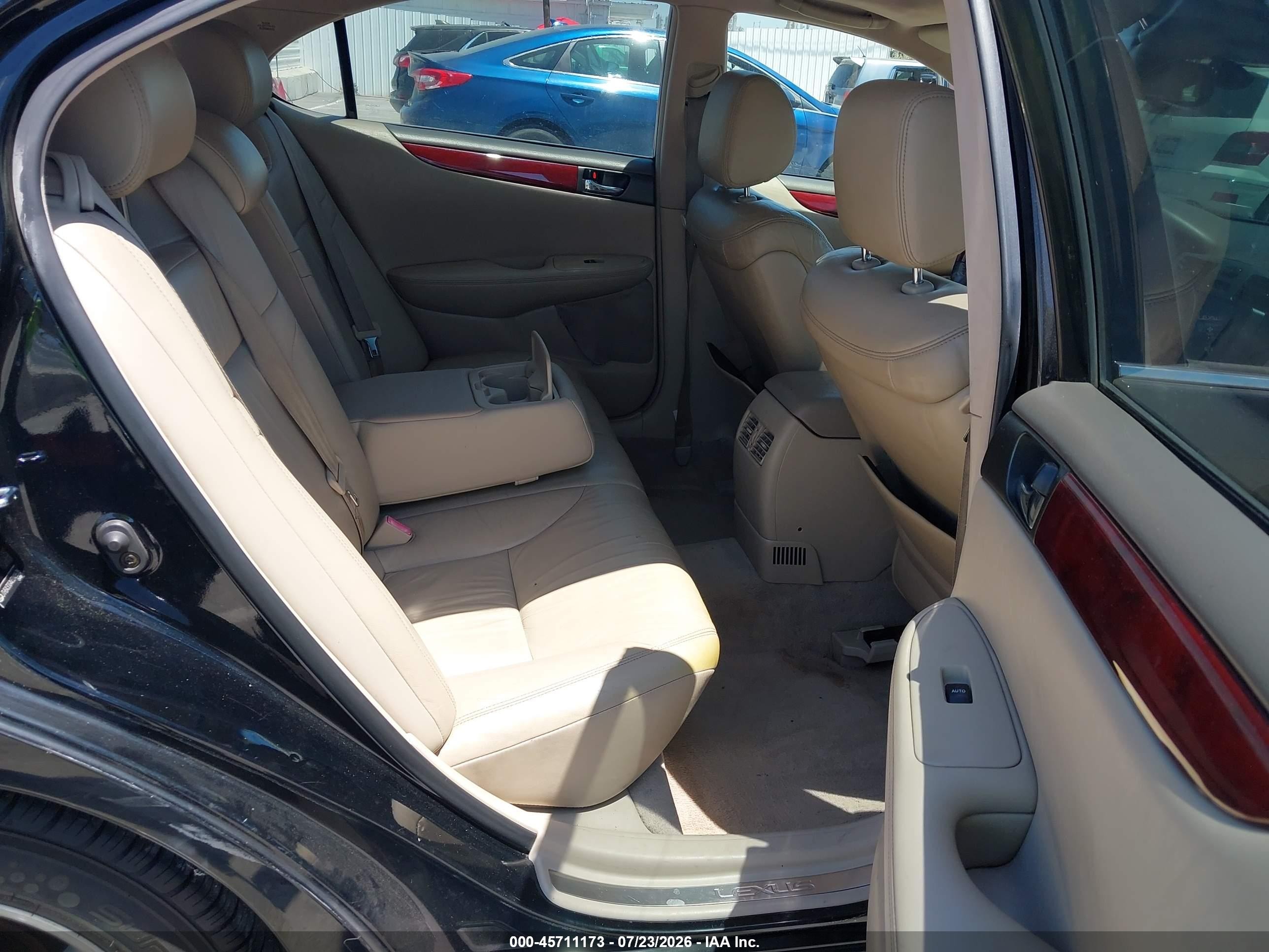 2004 Lexus Es 330 Black vin: JTHBA30G445048676