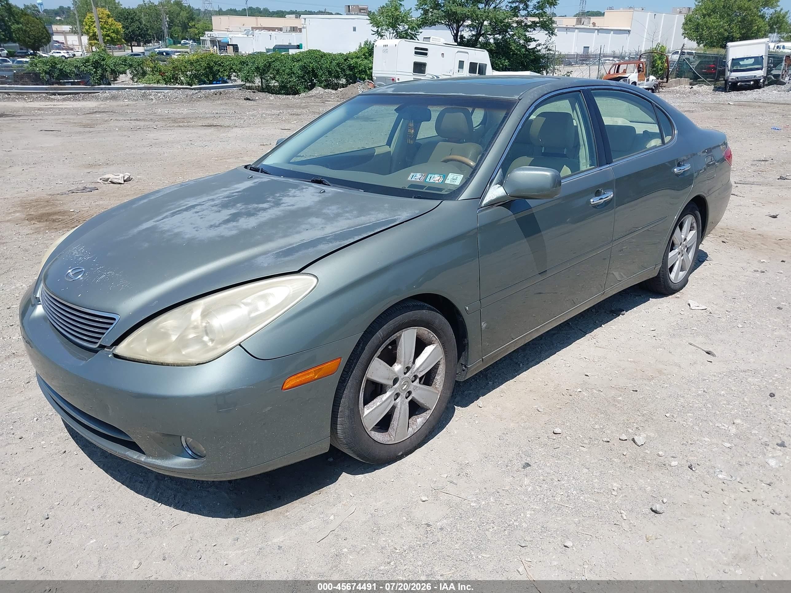 2005 Lexus Es 330 Green vin: JTHBA30G455065625