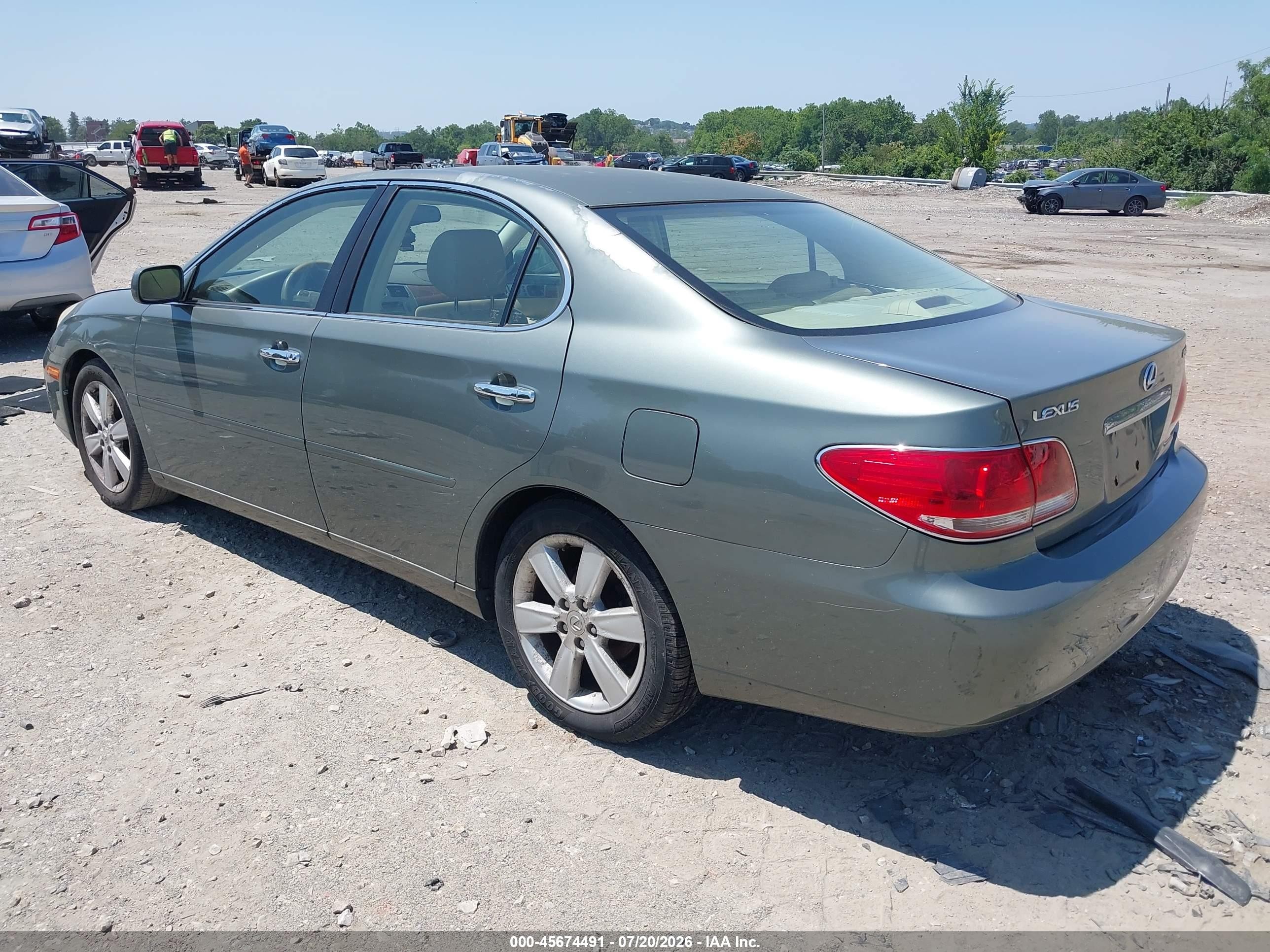 2005 Lexus Es 330 Green vin: JTHBA30G455065625