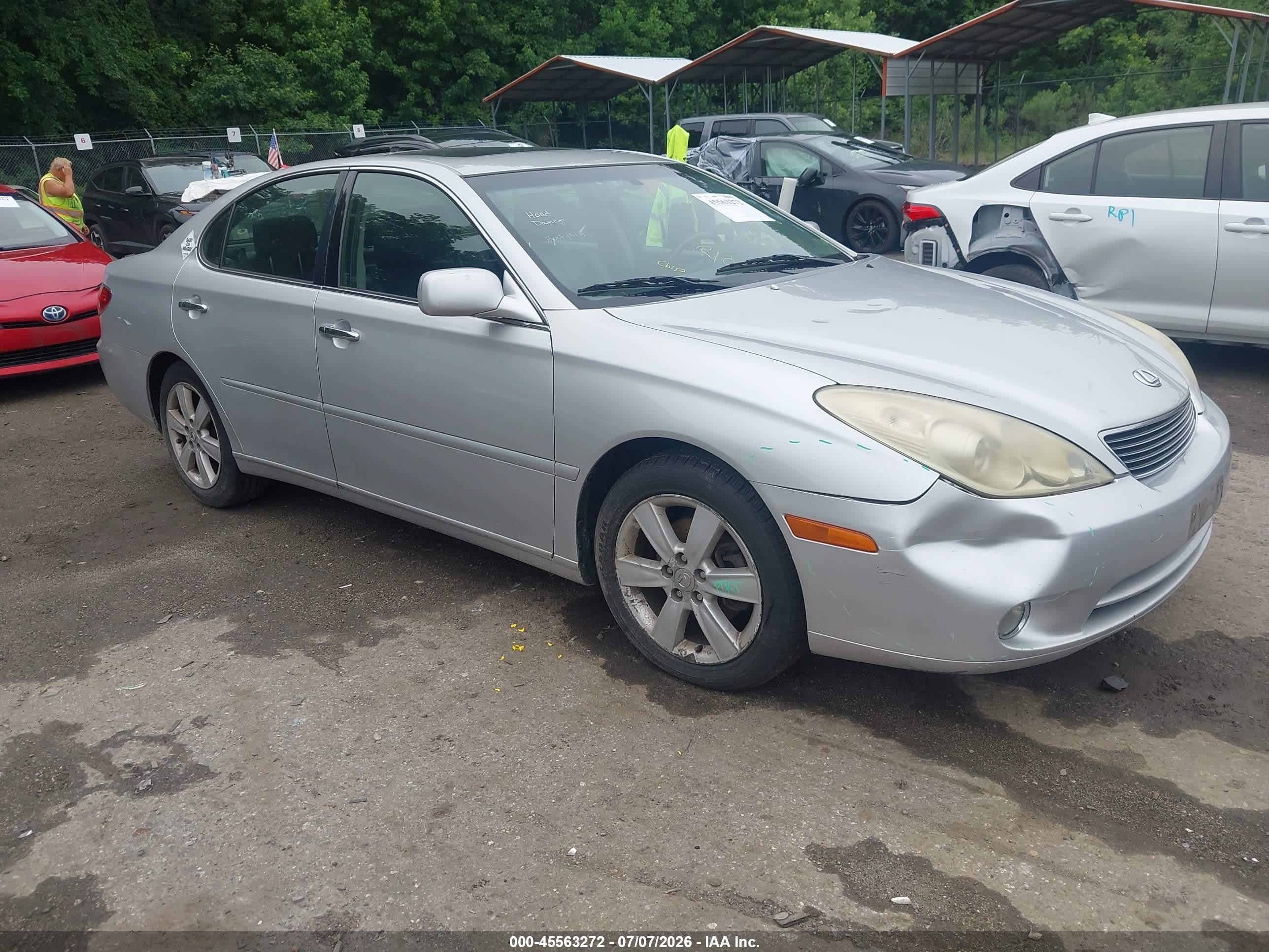 2005 Lexus Es 330 Silver vin: JTHBA30G455089892