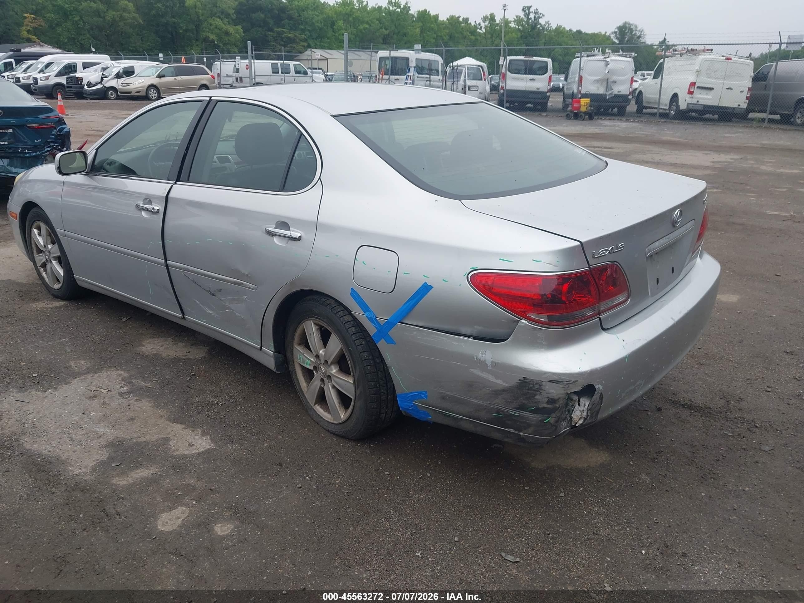2005 Lexus Es 330 Silver vin: JTHBA30G455089892
