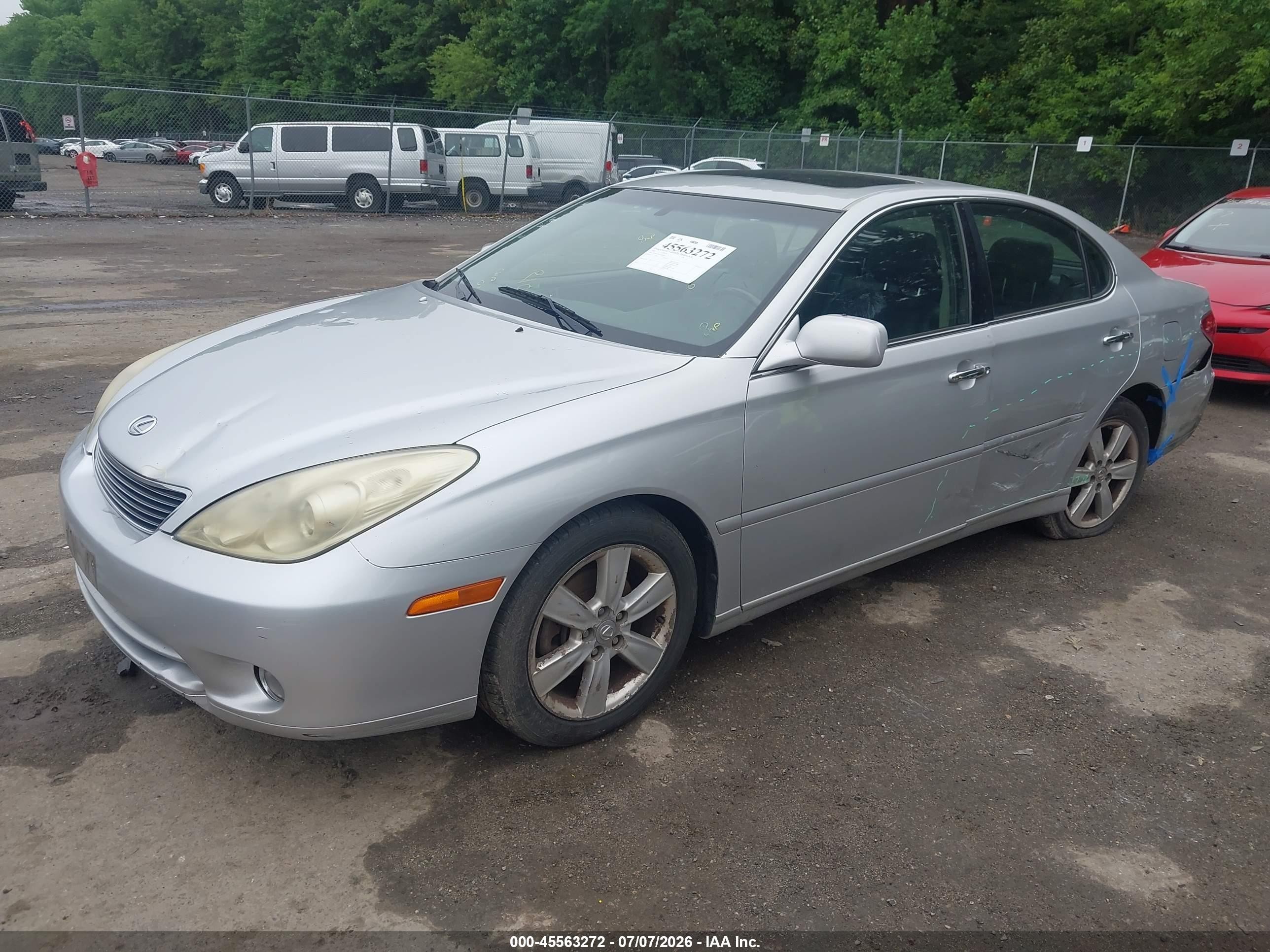 2005 Lexus Es 330 Silver vin: JTHBA30G455089892