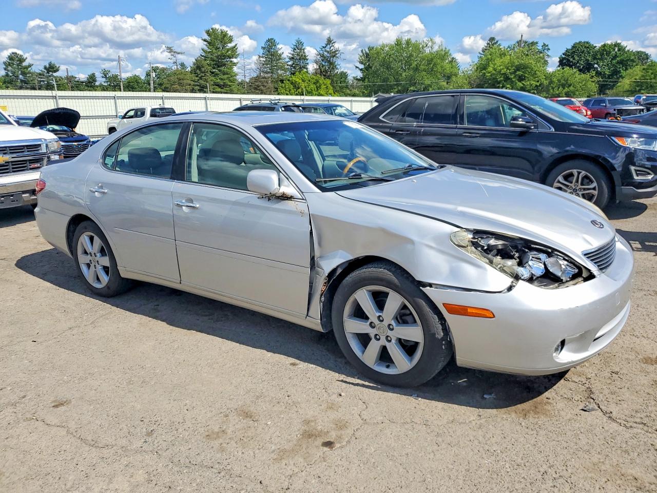 2005 Lexus Es 330 Серебряный vin: JTHBA30G455091898
