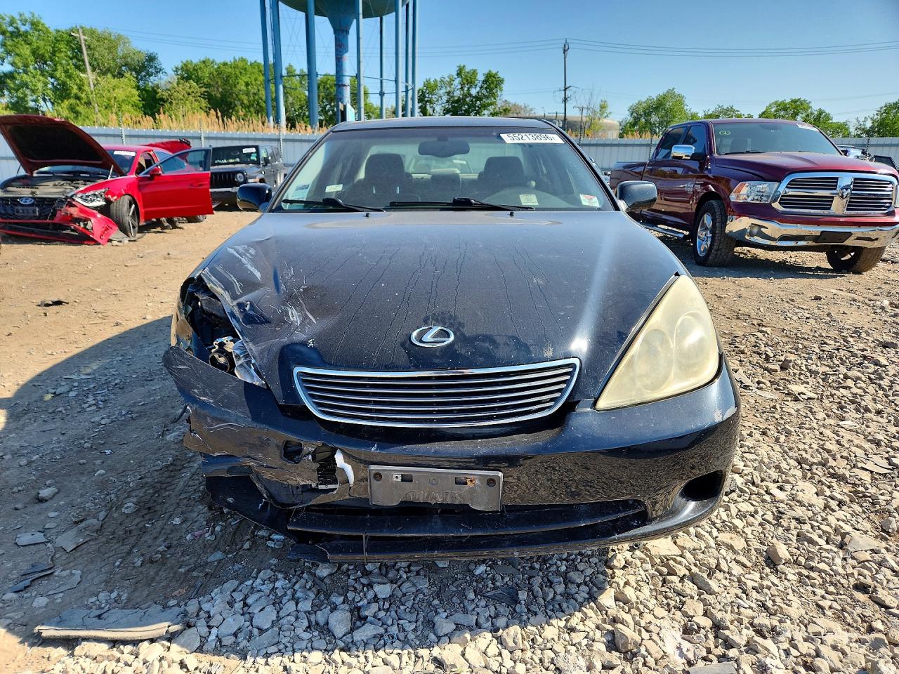 2005 Lexus Es 330 Black vin: JTHBA30G455107002