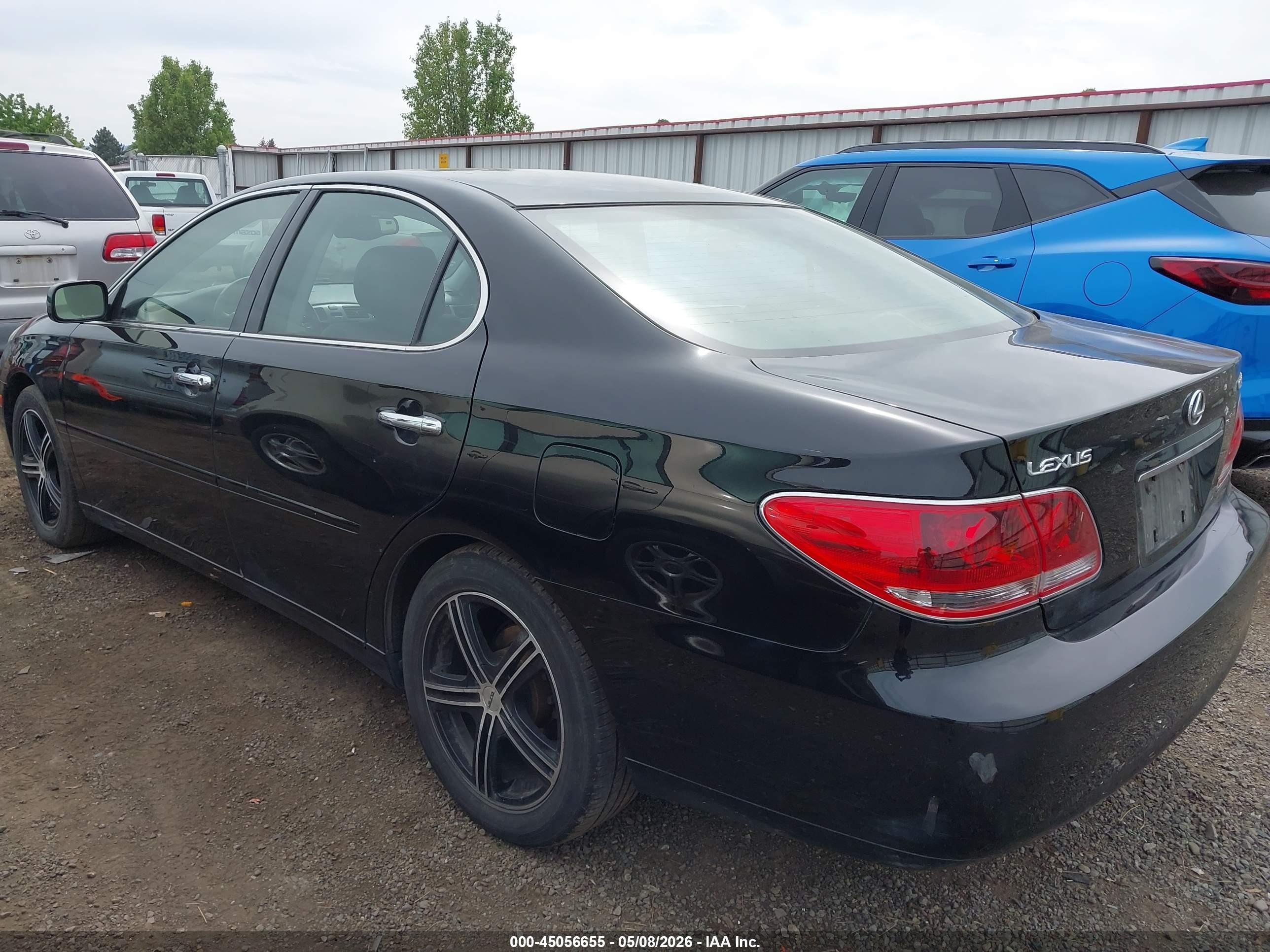 2005 Lexus Es 330   Black vin: JTHBA30G455110918