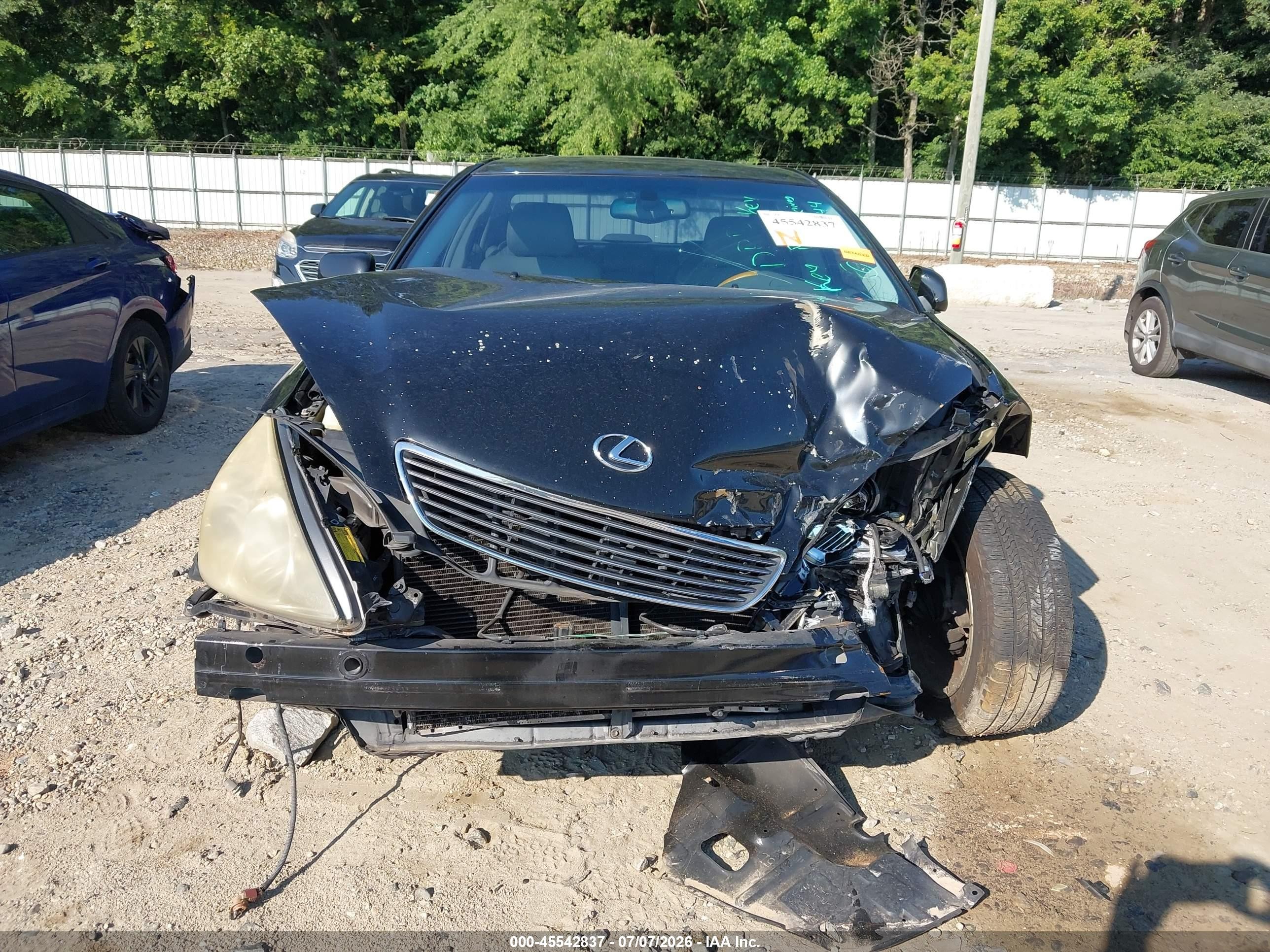 2005 Lexus Es 330   Black vin: JTHBA30G455116444