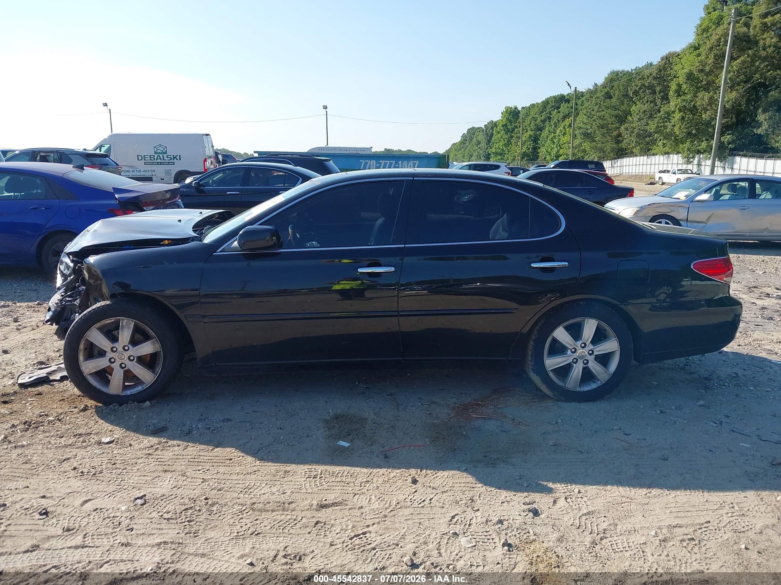 2005 Lexus Es 330   Black vin: JTHBA30G455116444